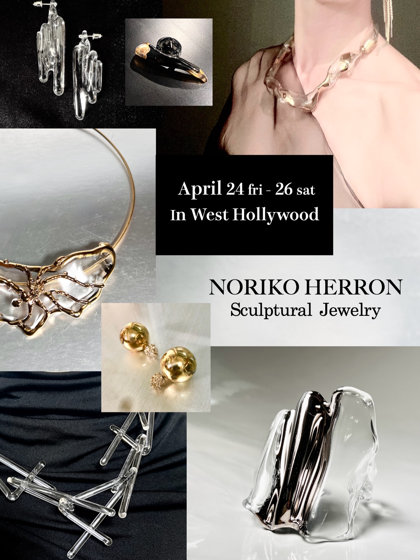 Noriko Herron Glass+Art Facebook ad