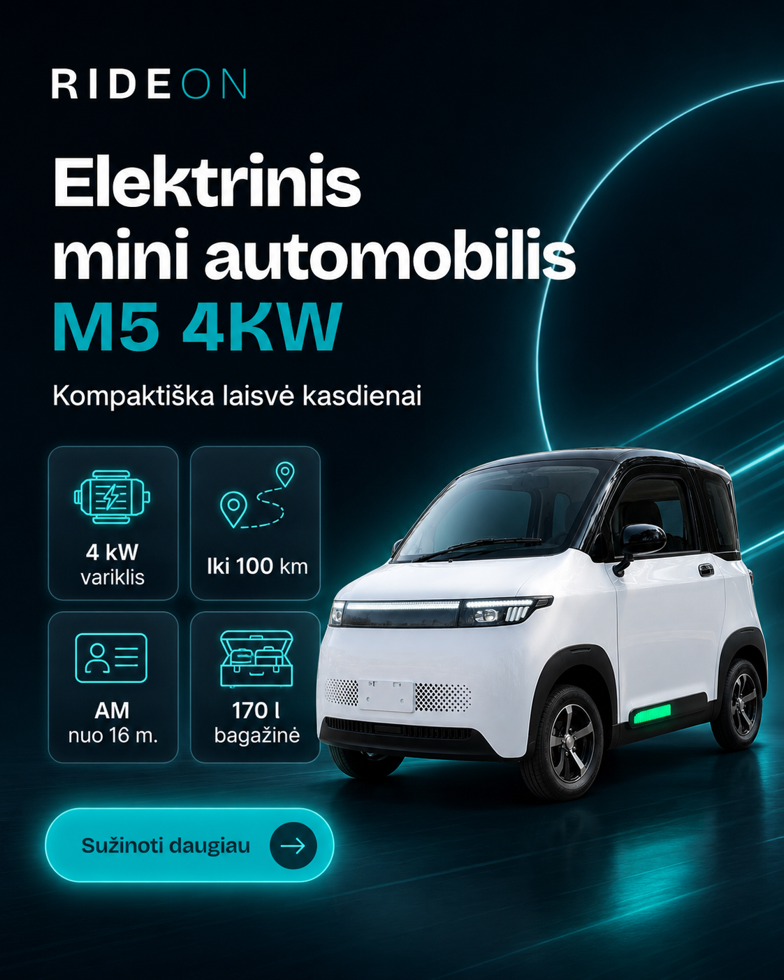 RideOn.lt Facebook ad