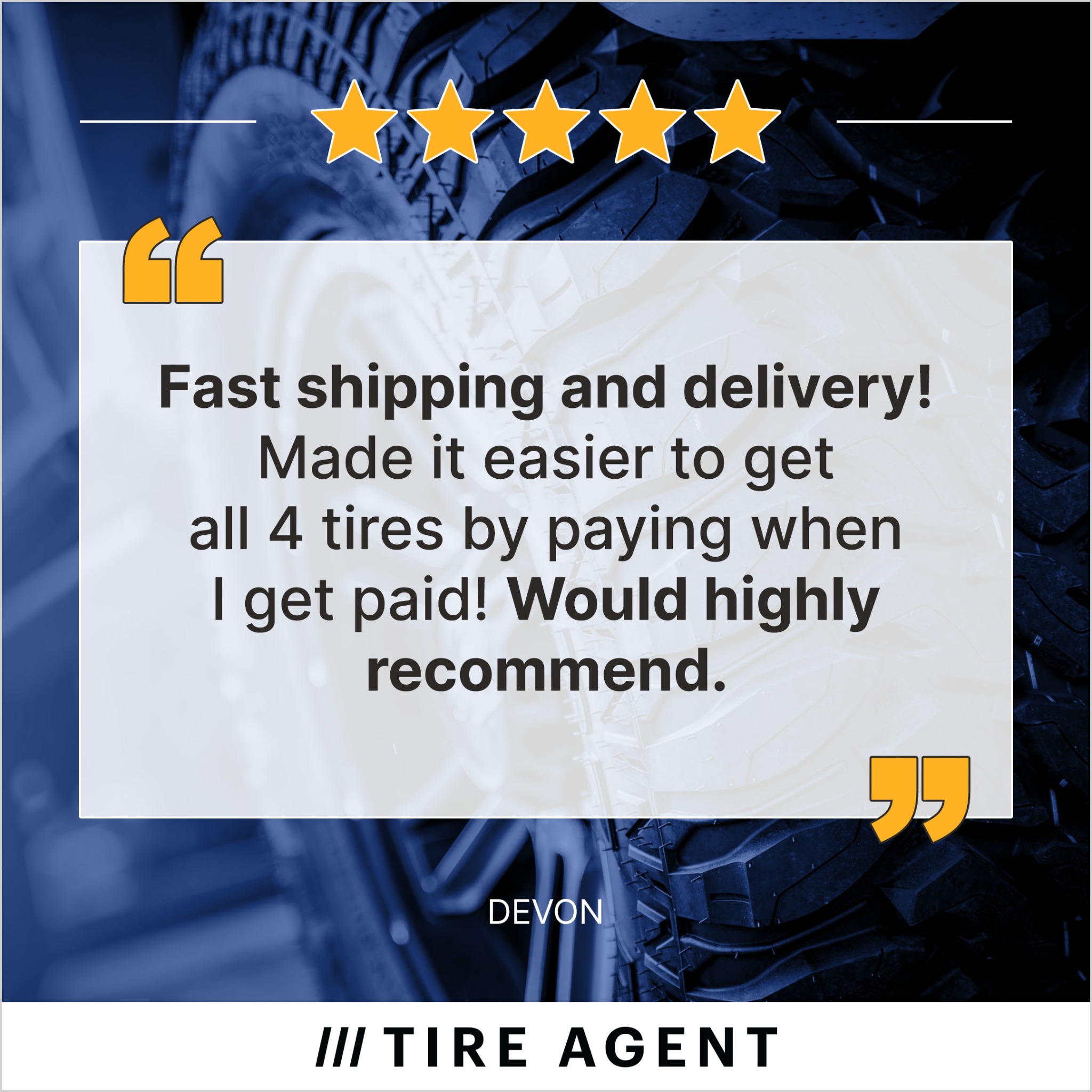 Tire Agent Facebook ad