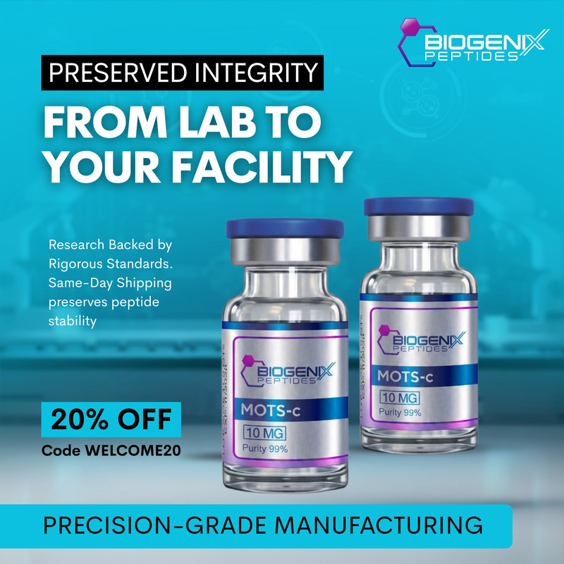 Biogenixpeptides Facebook ad from Jul 9, 2026