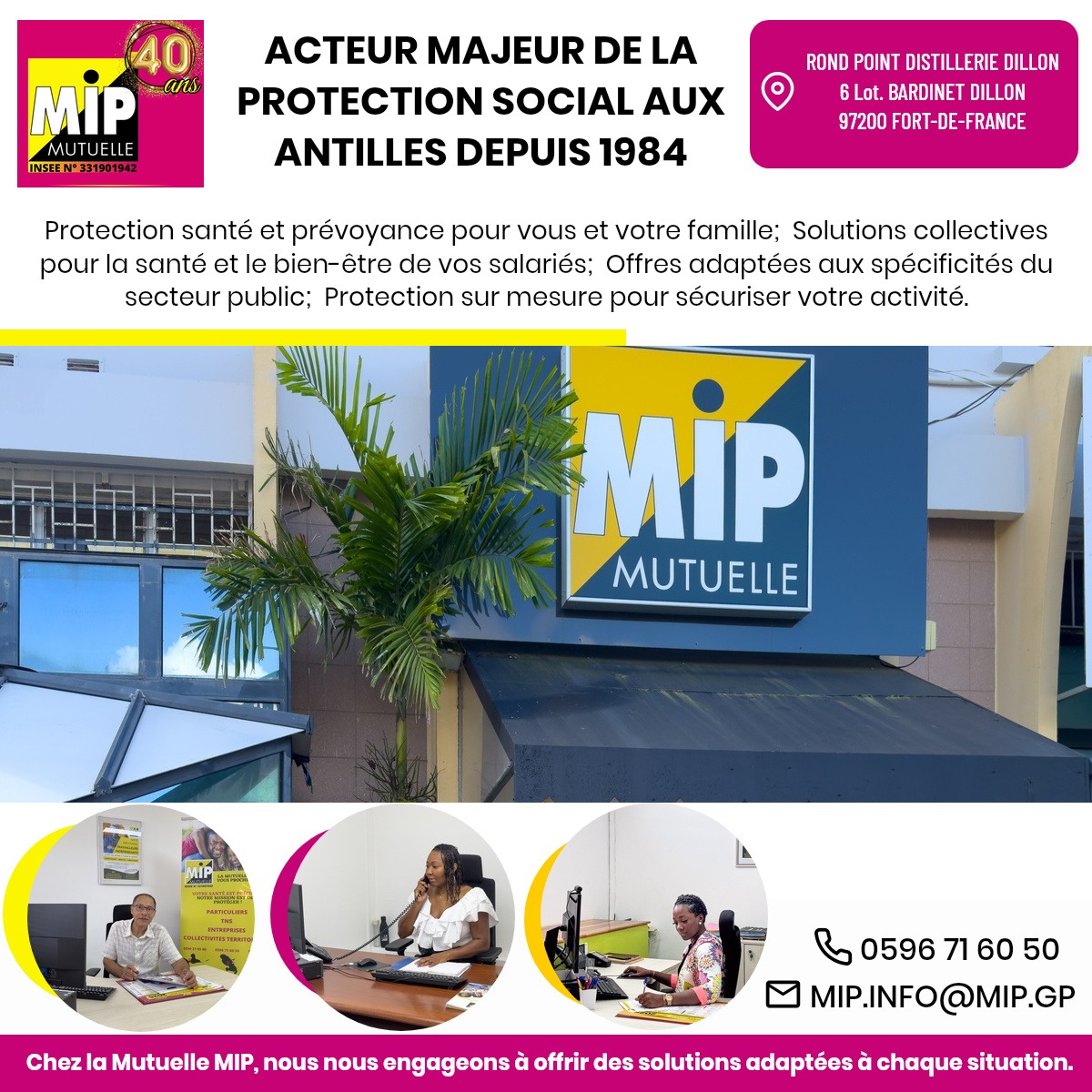 MIP mutuelle Facebook ad: La mutuelle de chez vous proche de vous.
