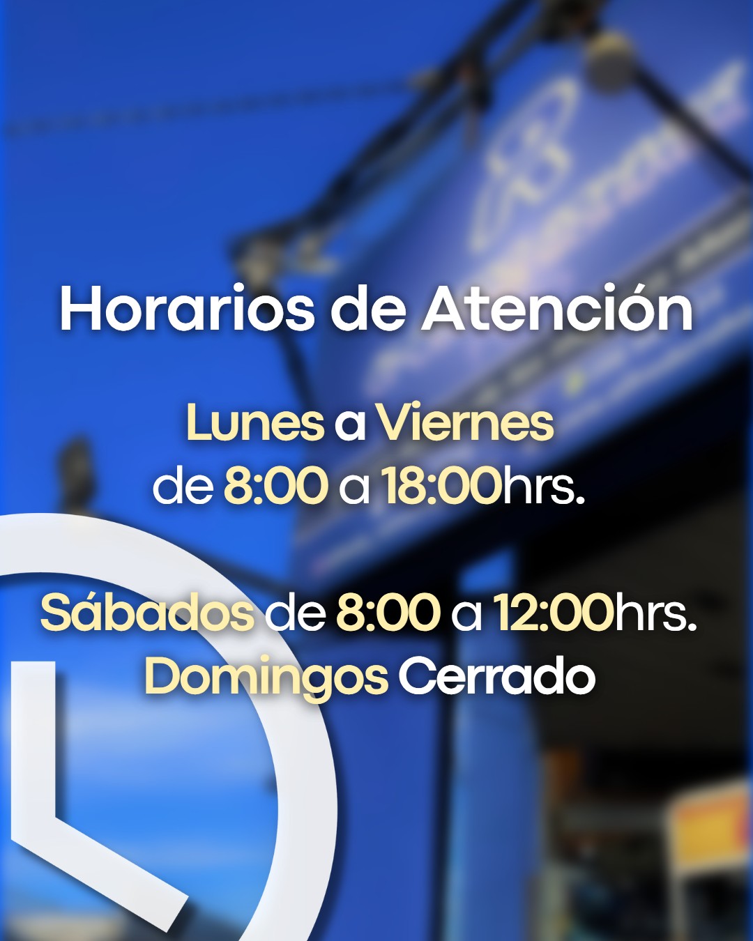 Alfredo Rohner Repuestos Facebook ad: Ya conocés nuestros horarios de atención