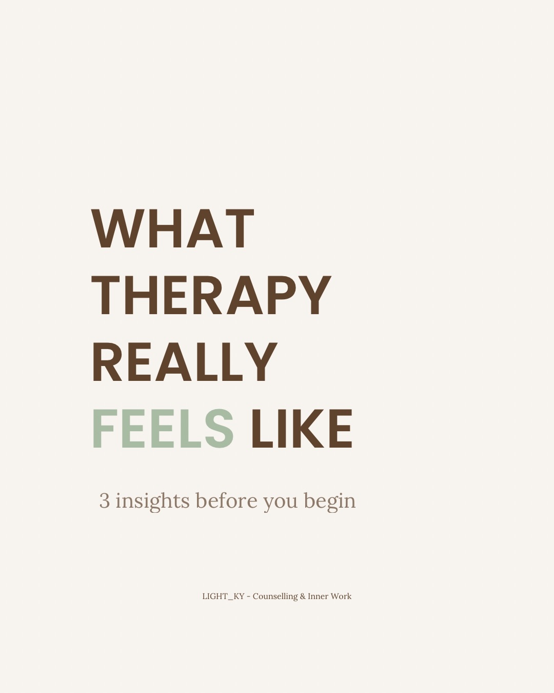 LIGHT Facebook ad: Therapy works in many ways, varying from therapist’s…