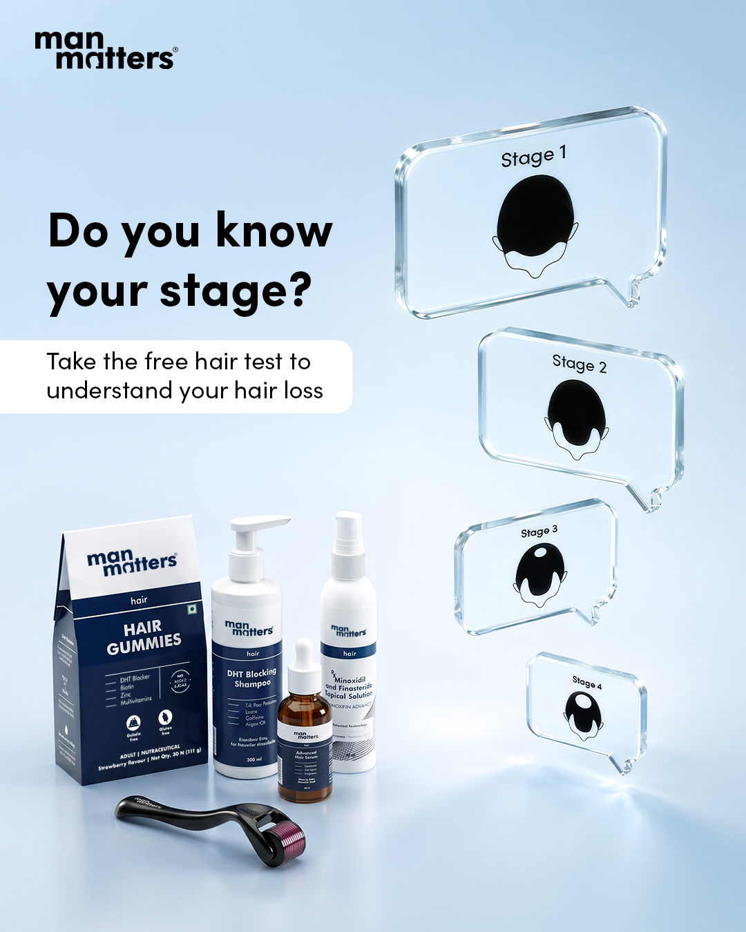 Hair Matters by Man Matters Facebook ad