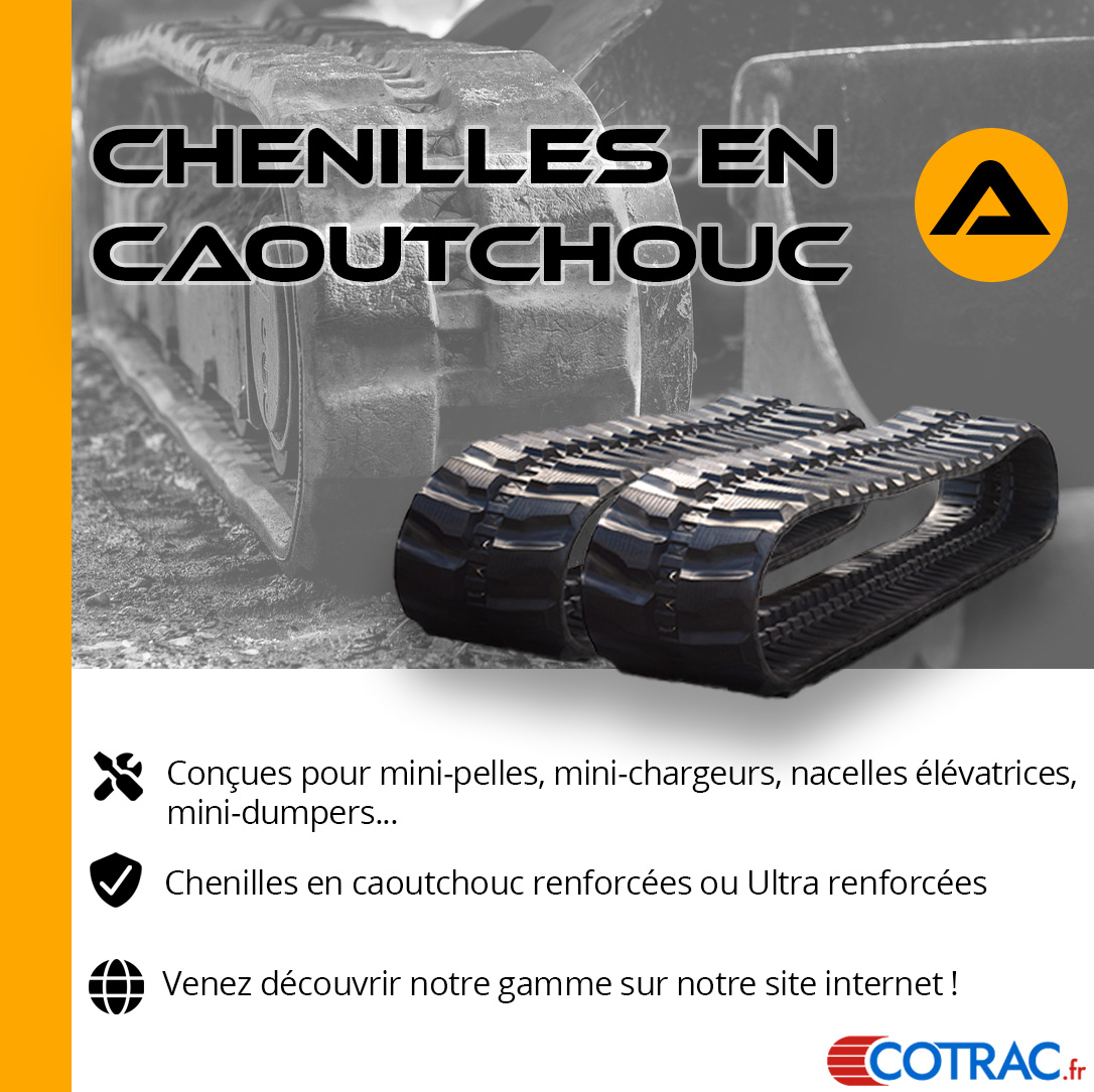 Cotrac.fr Facebook ad: Chenille caoutchouc Accort