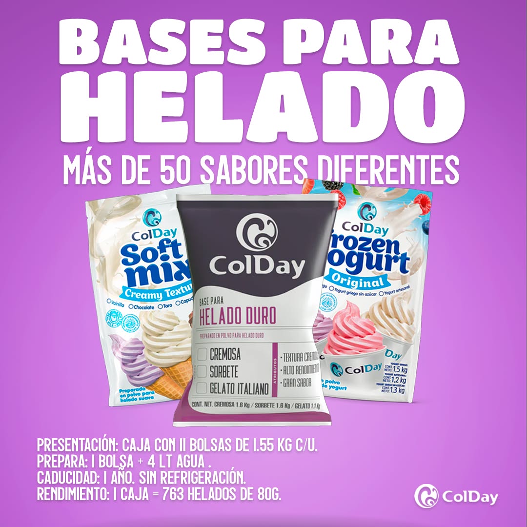 Colday Facebook ad: Las BASES de HELADO Perfectas