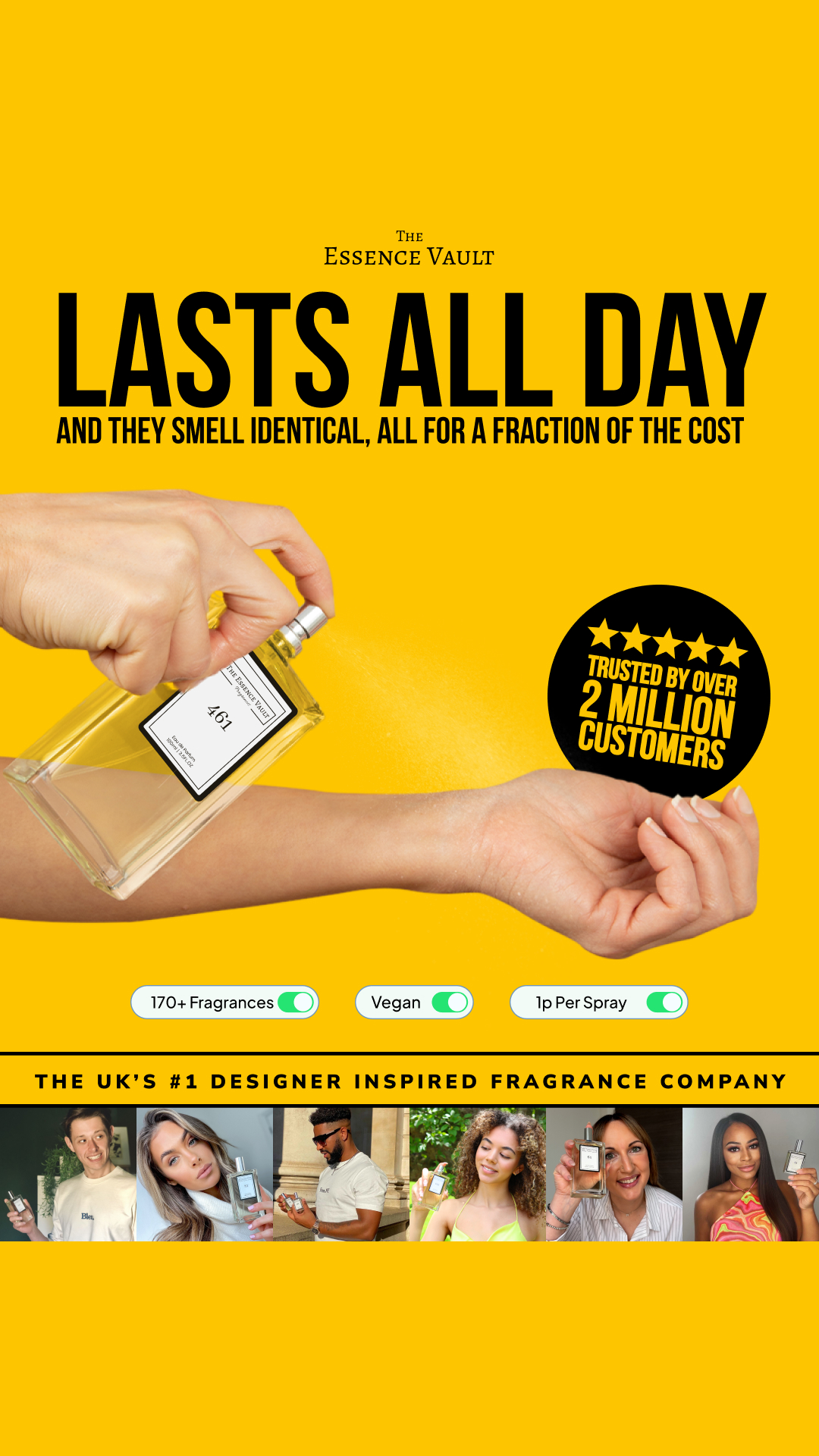 The Essence Vault Facebook ad