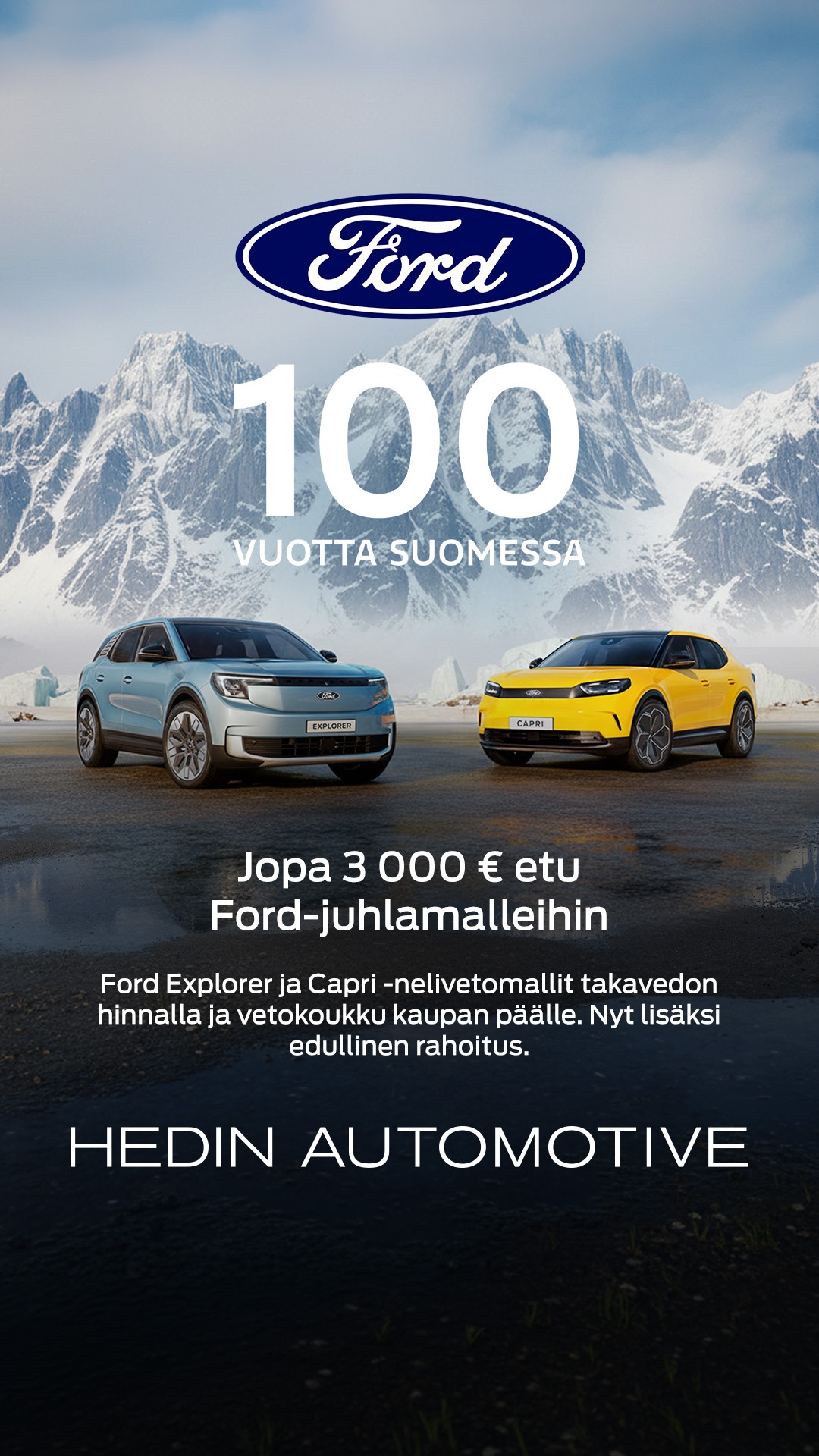 Hedin Automotive Finland Facebook ad