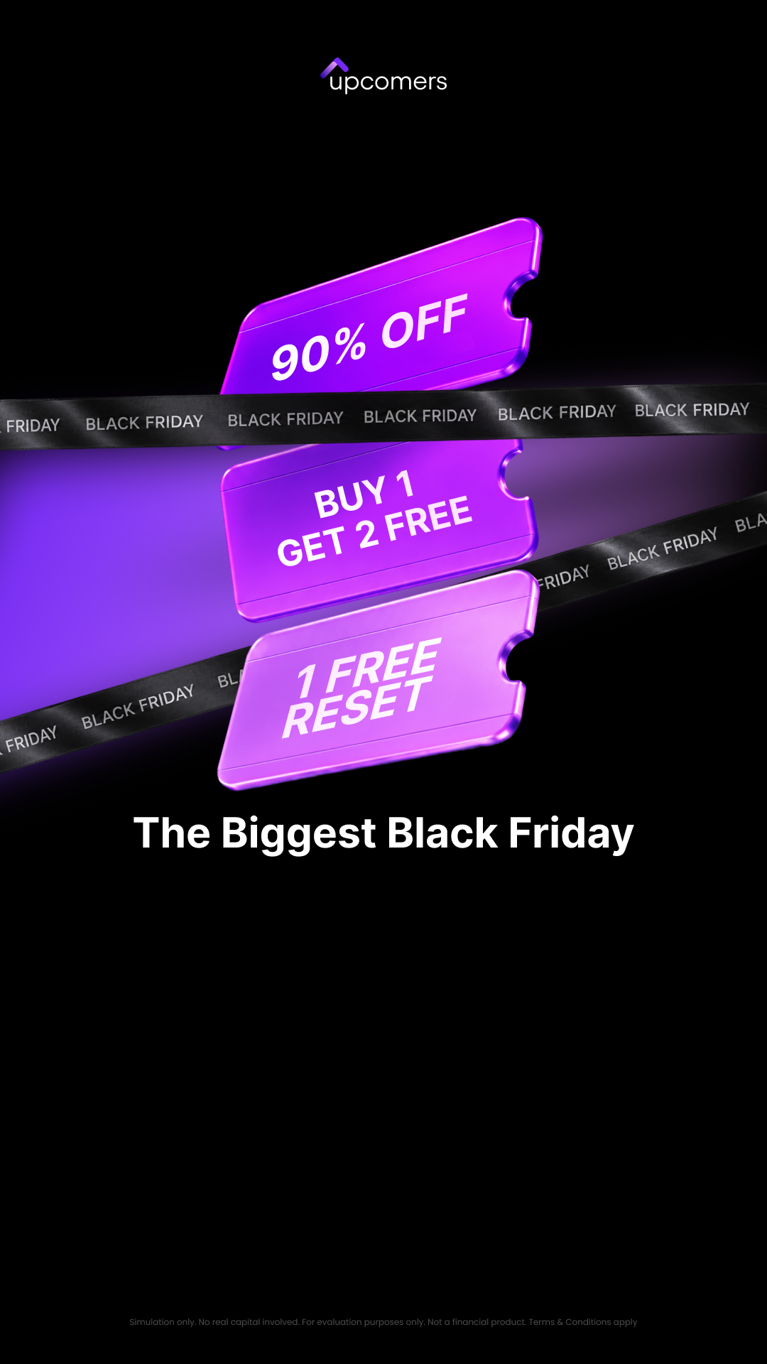 Upcomers.com Facebook ad