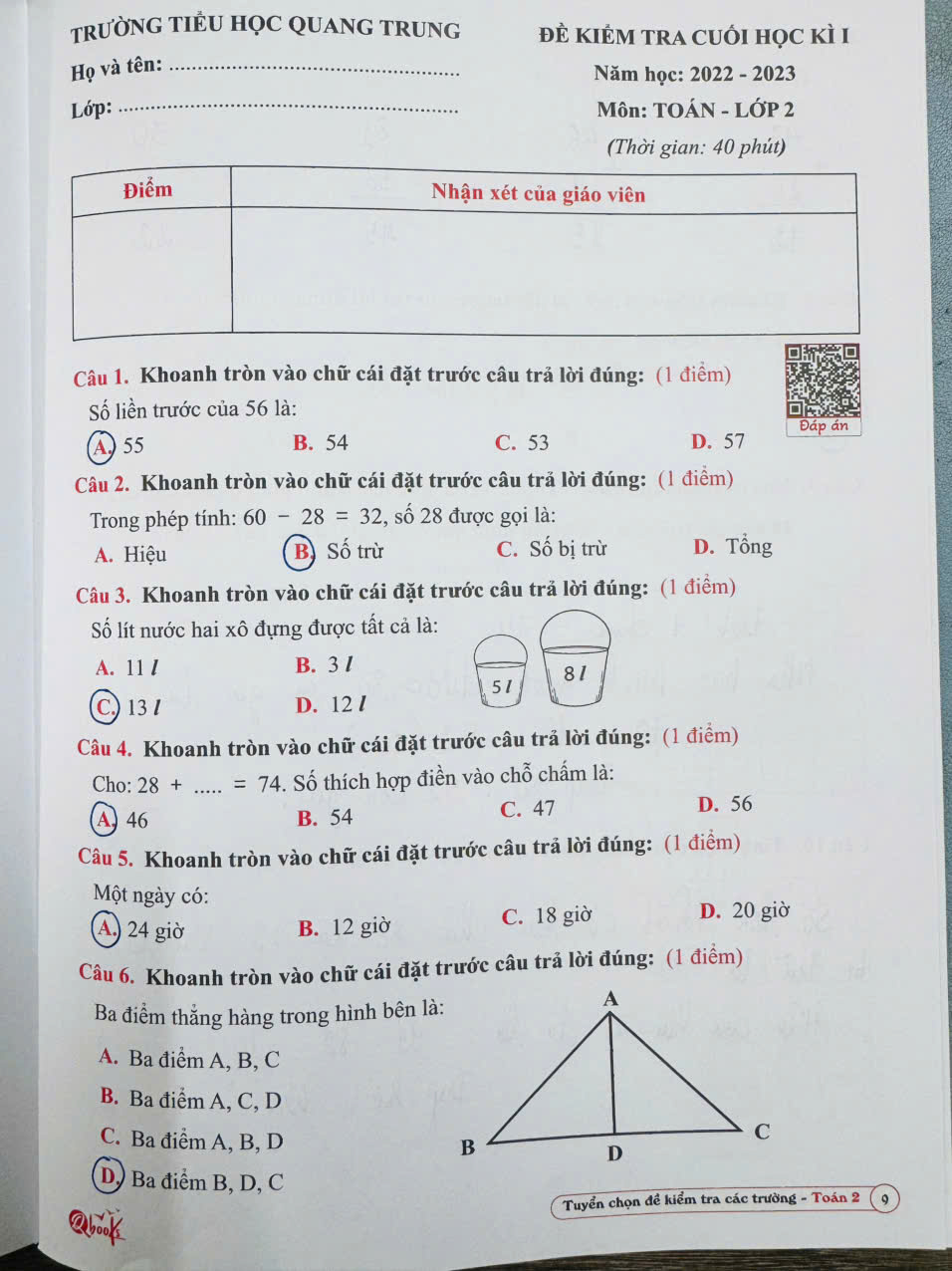 Nguyễn Văn Quyền - Học giỏi toán cùng Thầy Quyền Facebook ad: Đã có sách TUYỂN CHỌN - ĐỀ KIỂM…