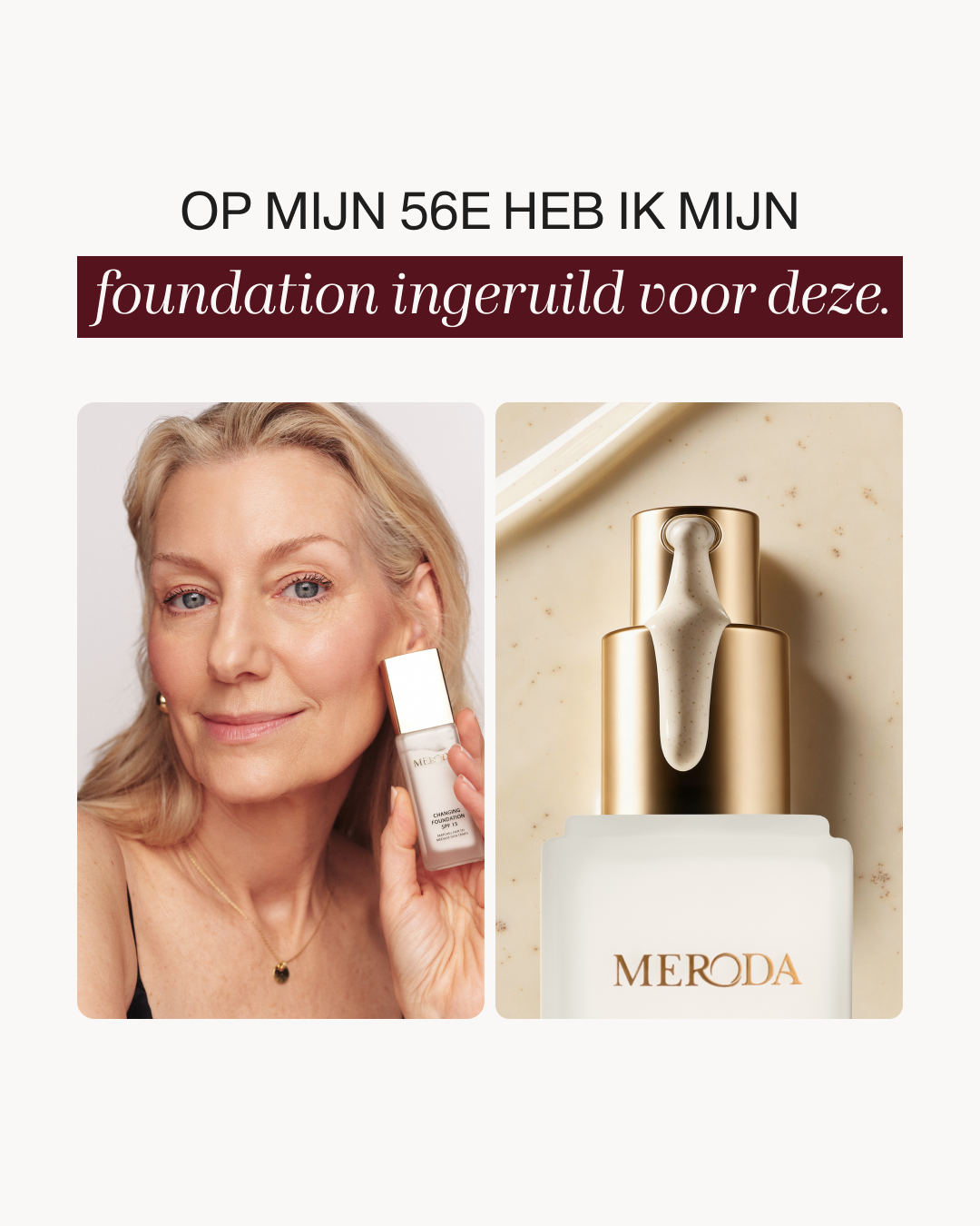 Meroda Cosmetics Facebook ad
