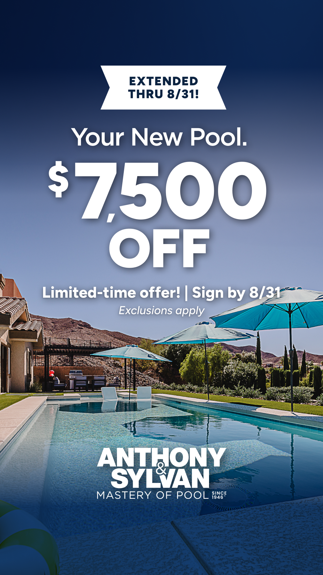 Anthony & Sylvan Pools Facebook ad
