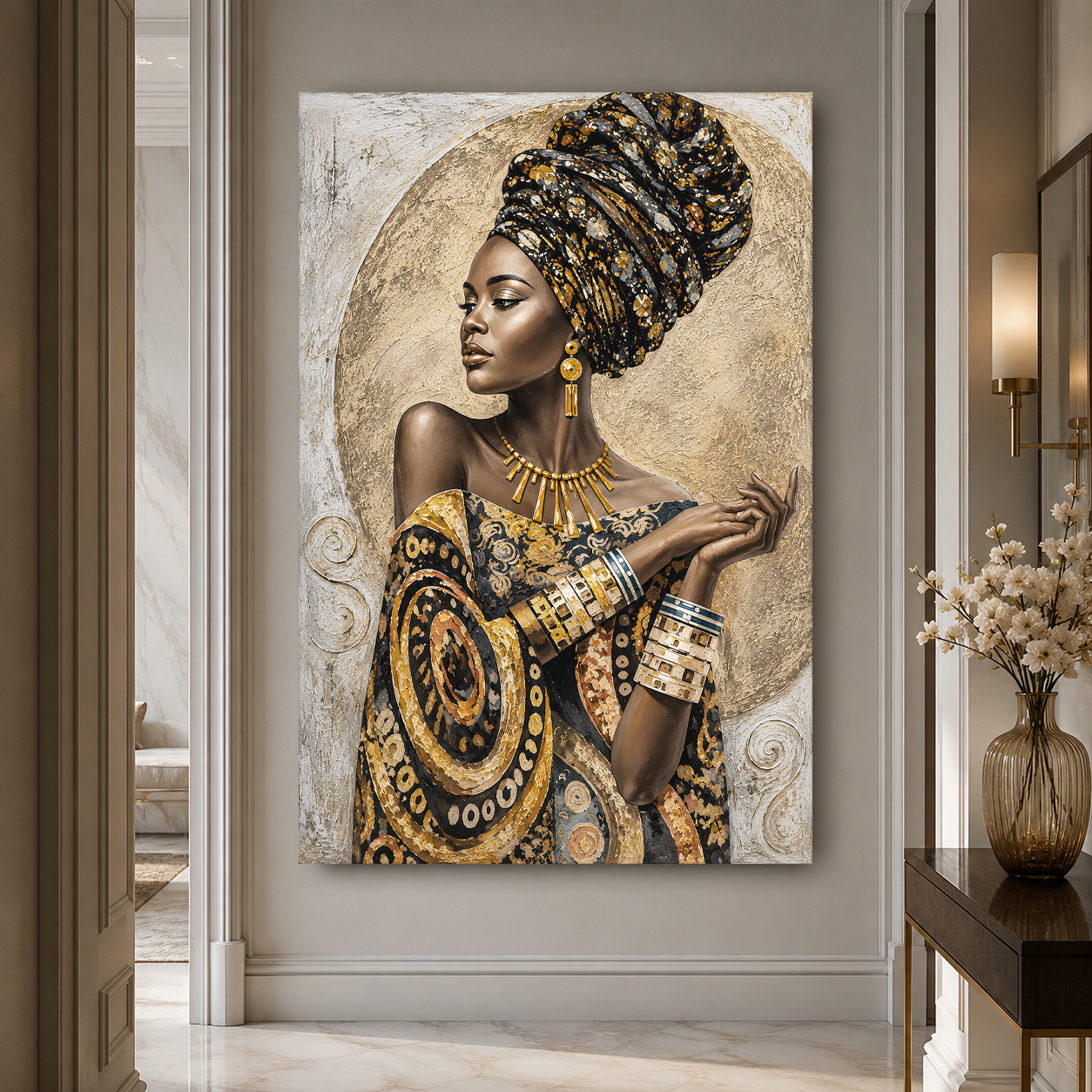 Tailored Canvases - Personalized Art Facebook ad: Crowned In Strength | Made in the USA | Ships Fast
