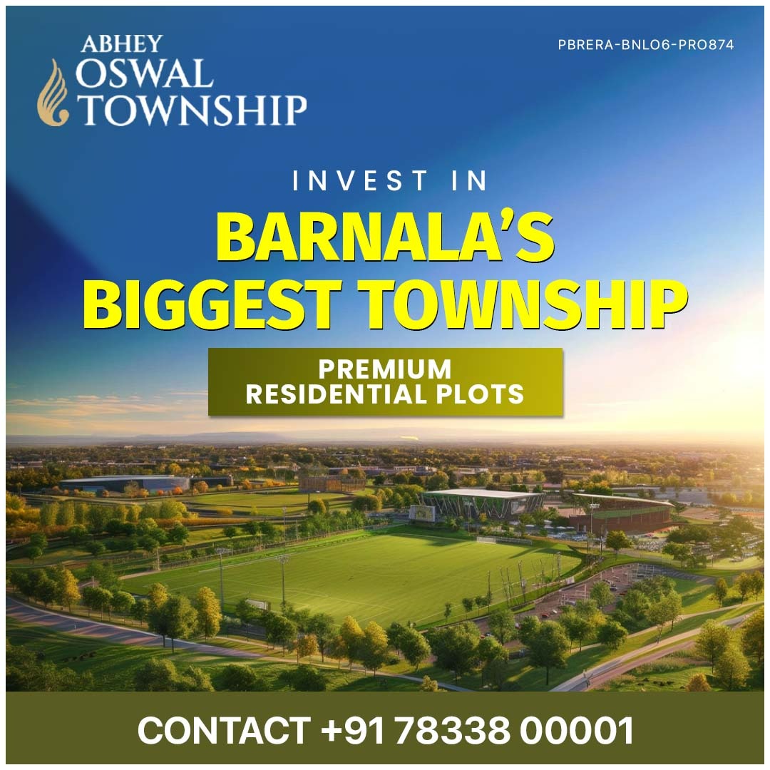 Abheyoswaltownship Facebook ad: Welcome to Abhey Oswal Township, Barnala’s Most Complete…