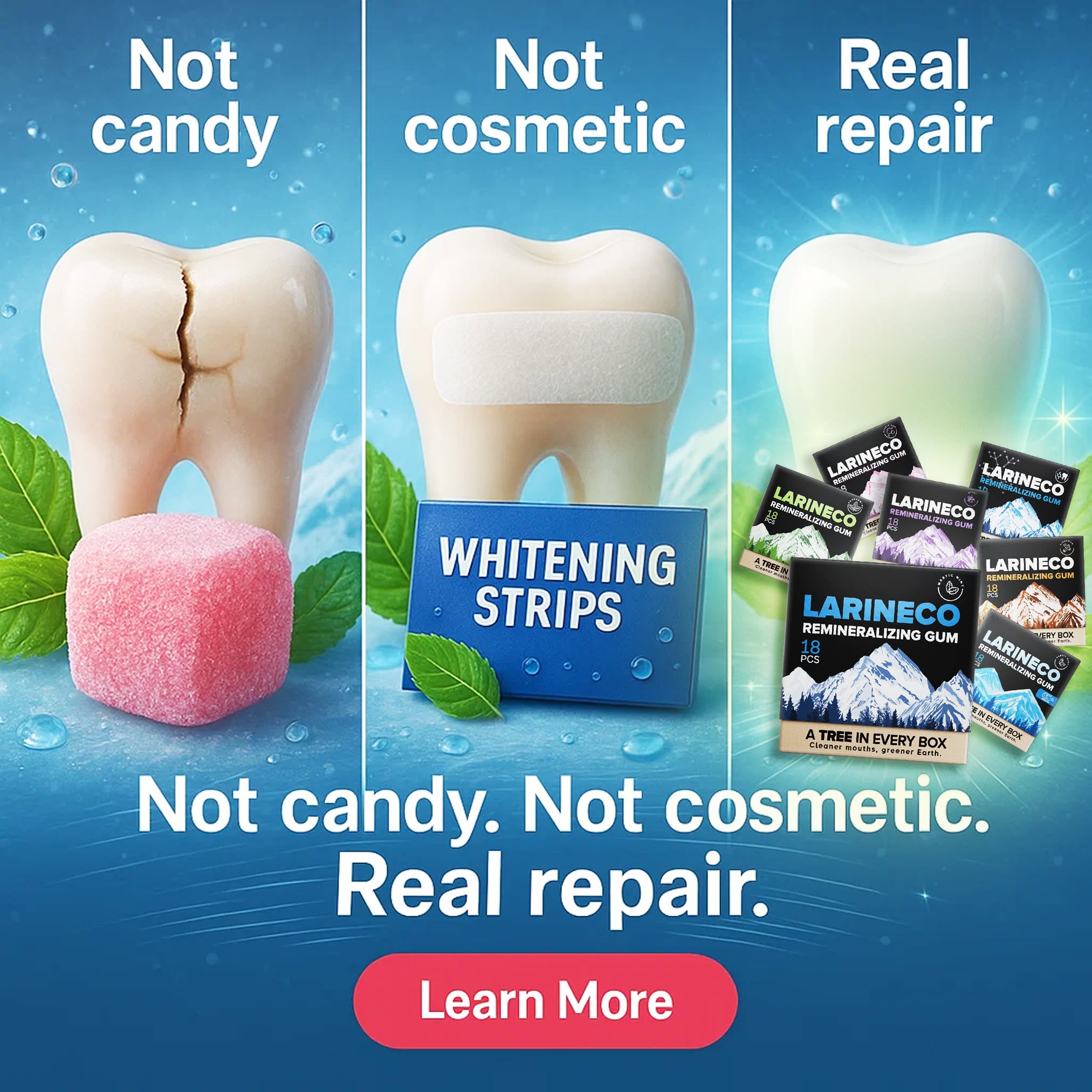Larine Company Facebook ad: Completely Natural Solution