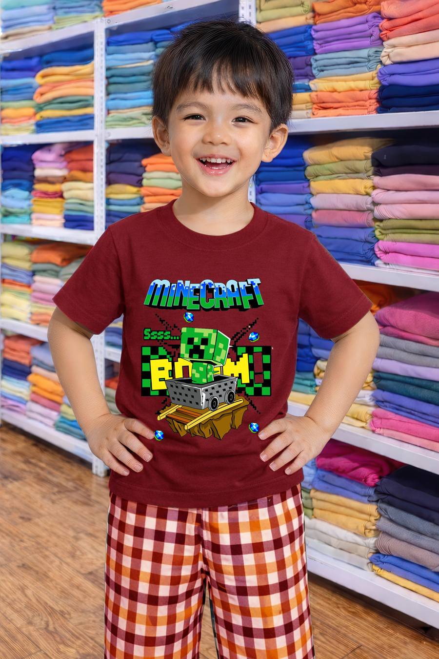 Lynn T-shirt & DTF Printing Facebook ad: ဘေဘီတို့အကြိုက် ချည်သားတီရှပ် ရောင်စုံ ဒီဇိုင်းစုံ…