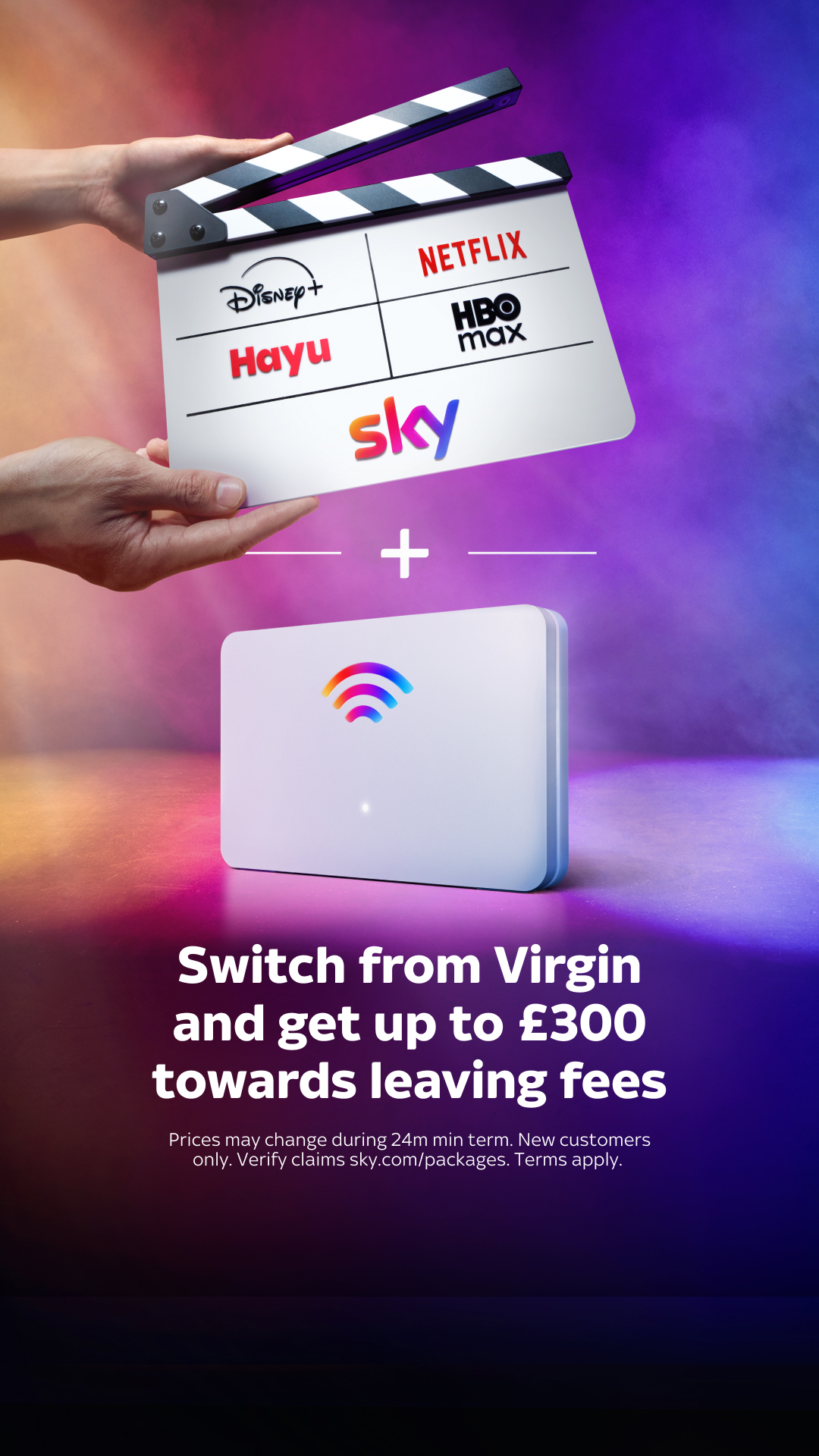 Sky Facebook ad