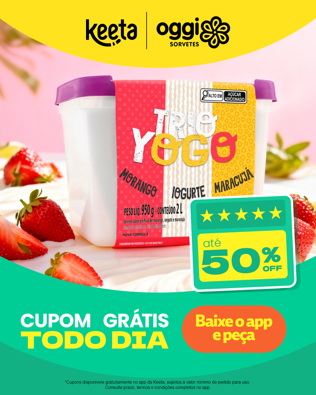 Keeta Brasil Facebook ad