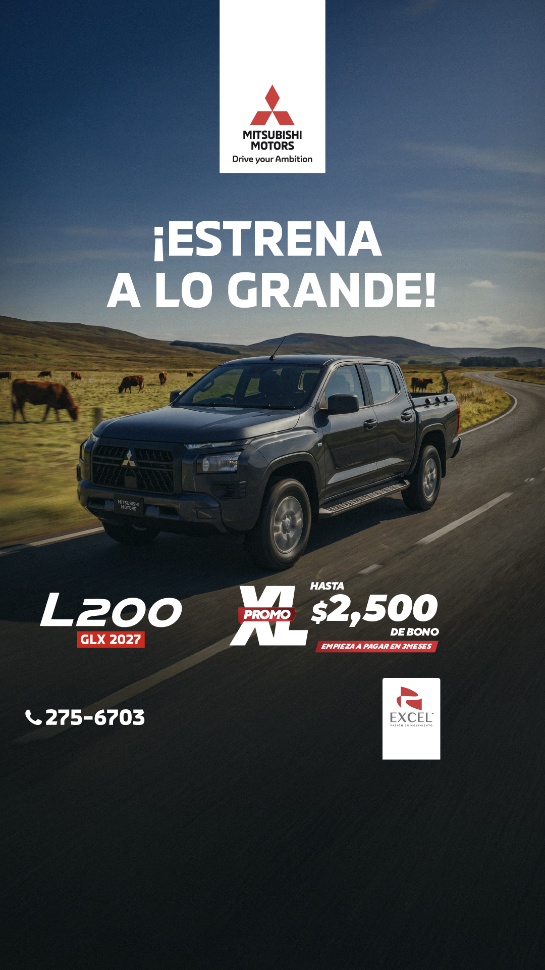 Mitsubishi Motors Panamá Facebook ad from May 20, 2026