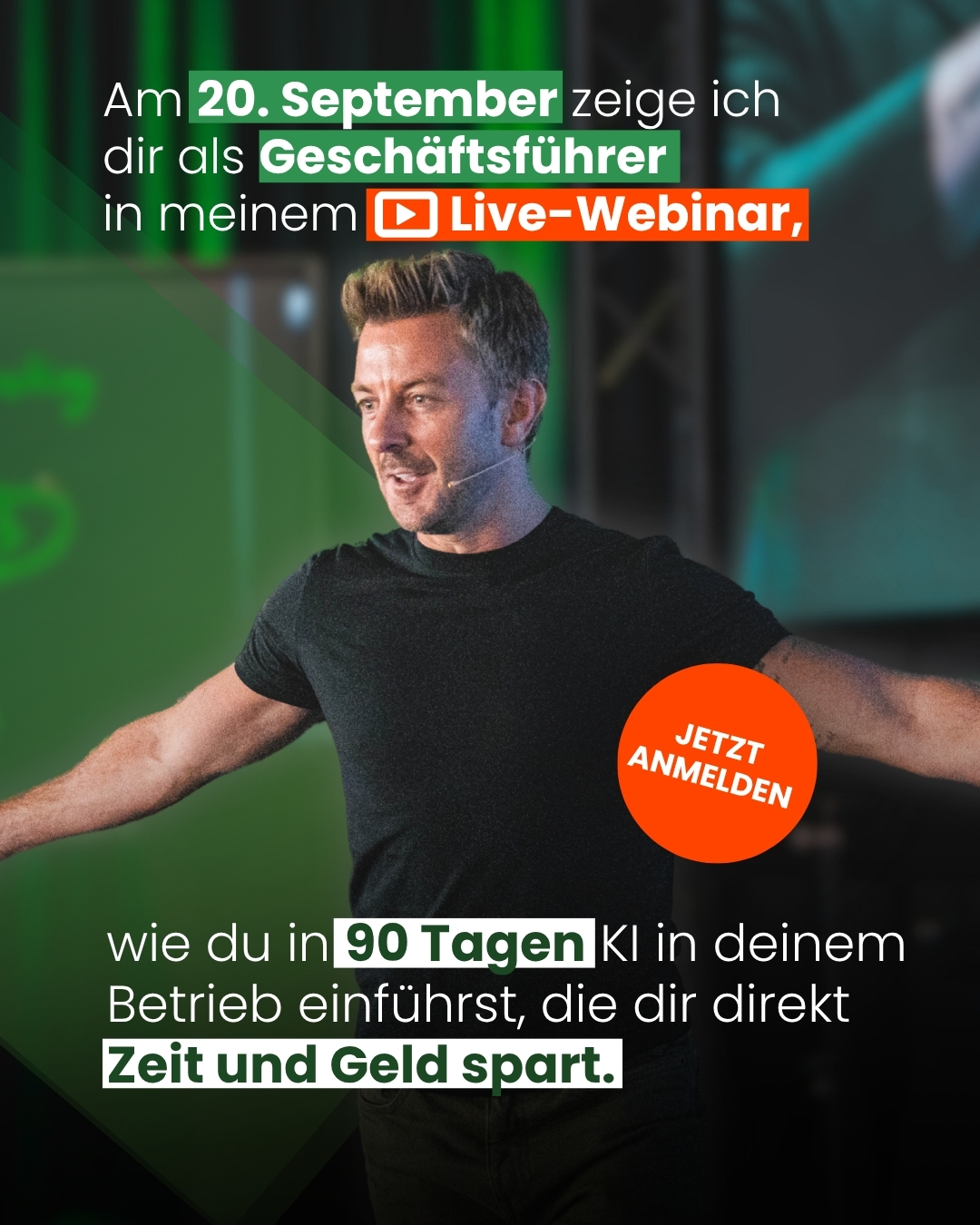Matthias Aumann Facebook ad: Mehr Zeit und Gewinn durch KI in Handwerk & Mittelstand