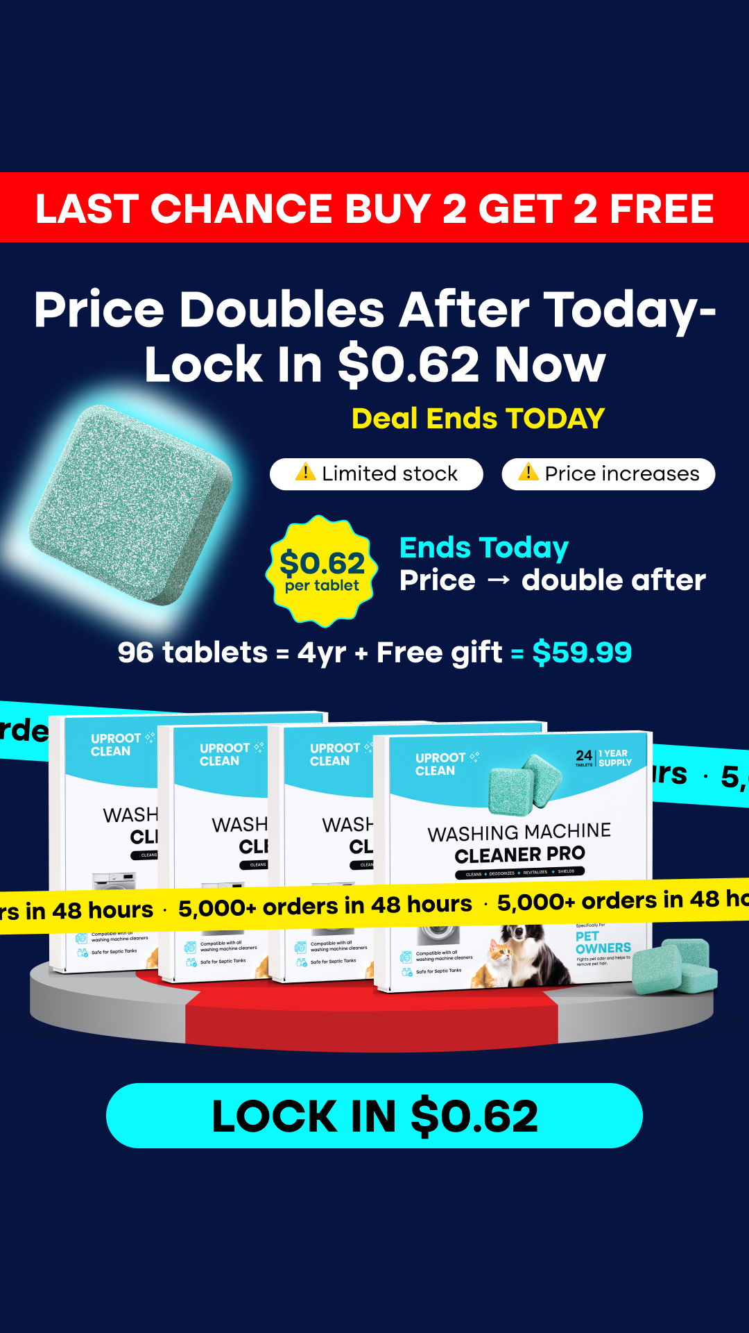 Uproot Clean Facebook ad