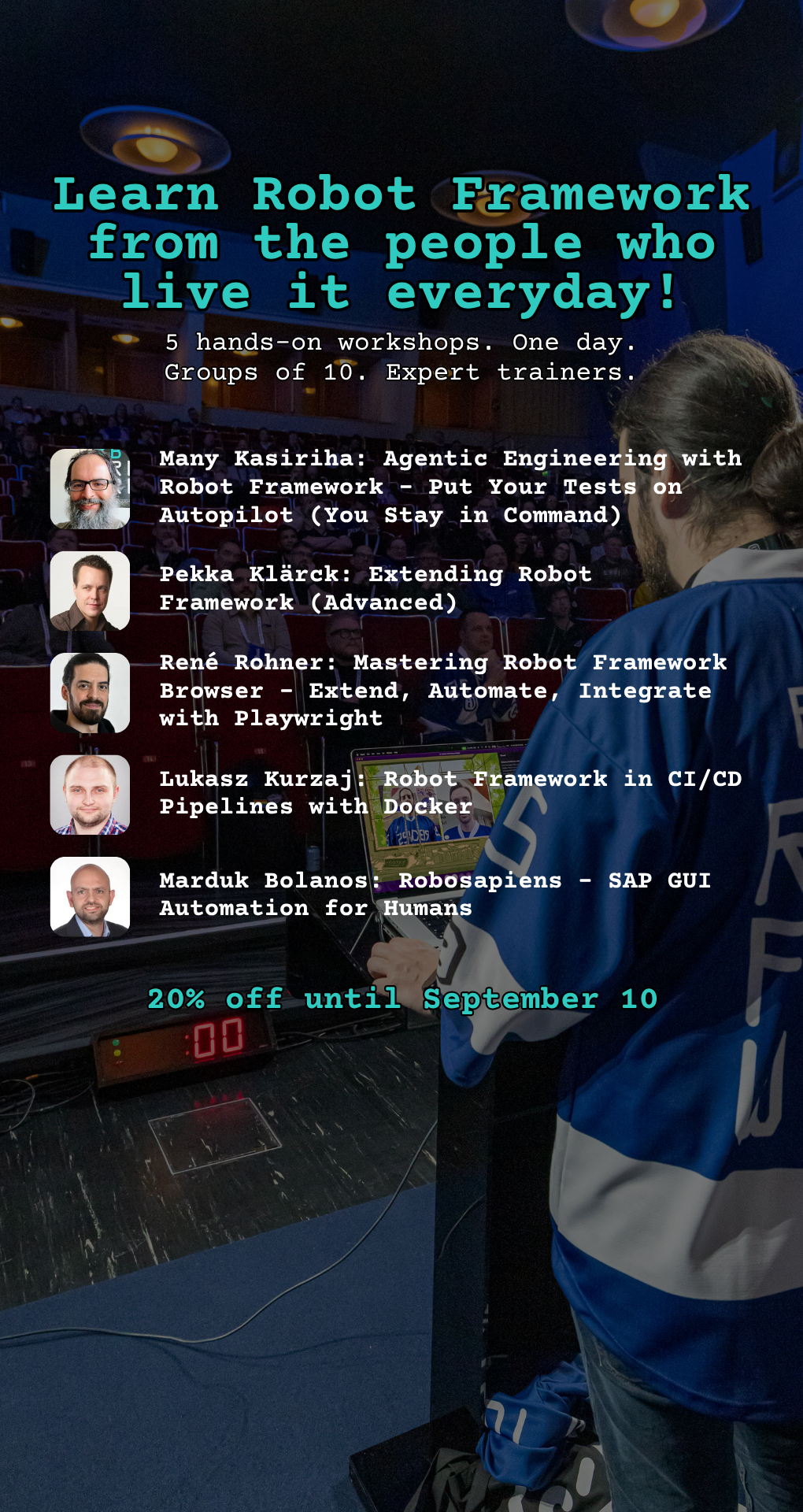Robot Framework Facebook ad: World Wide Workshop Wednesday 2026