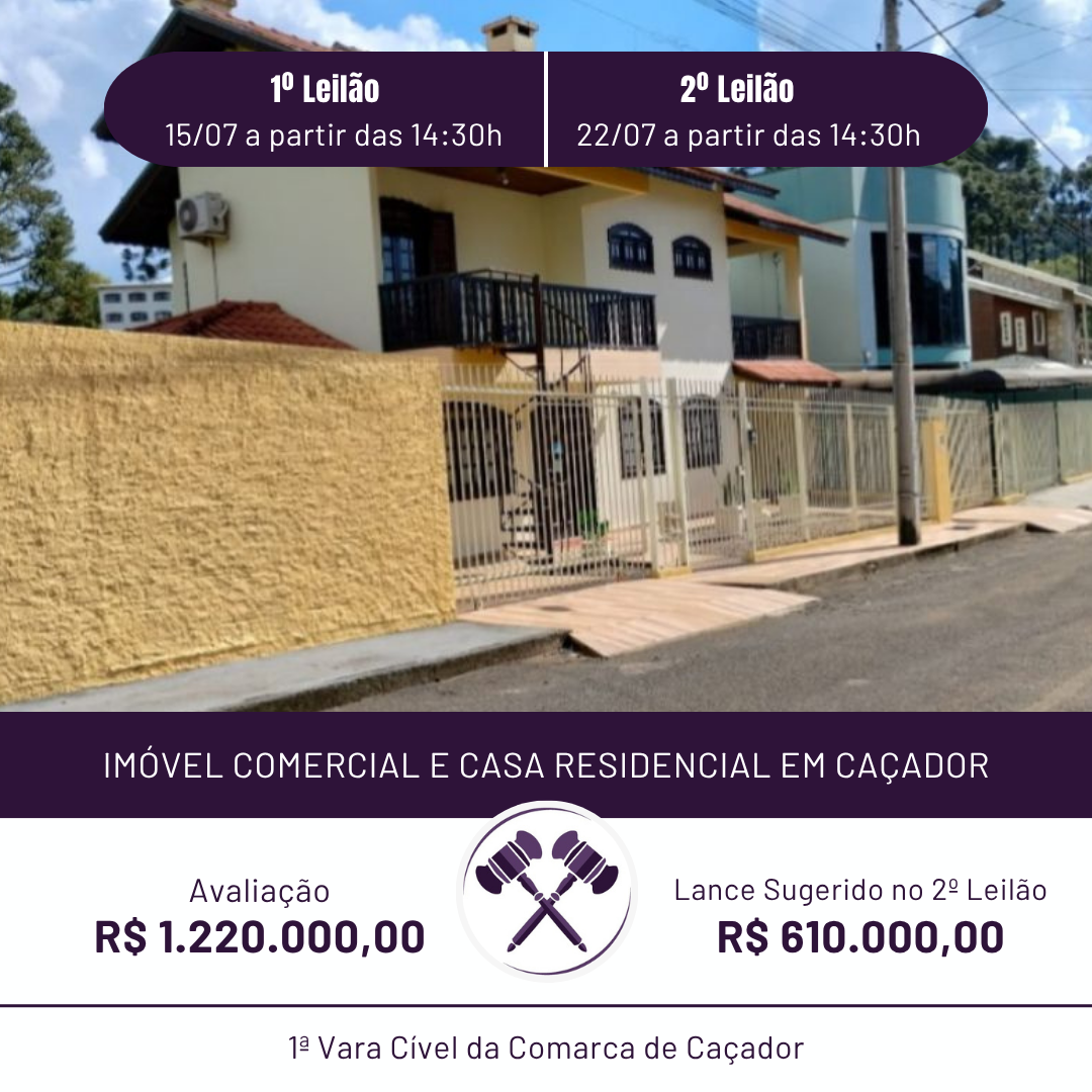 Mazzolli Leilões Facebook ad: Um terreno urbano, sem benfeitorias, com a área…