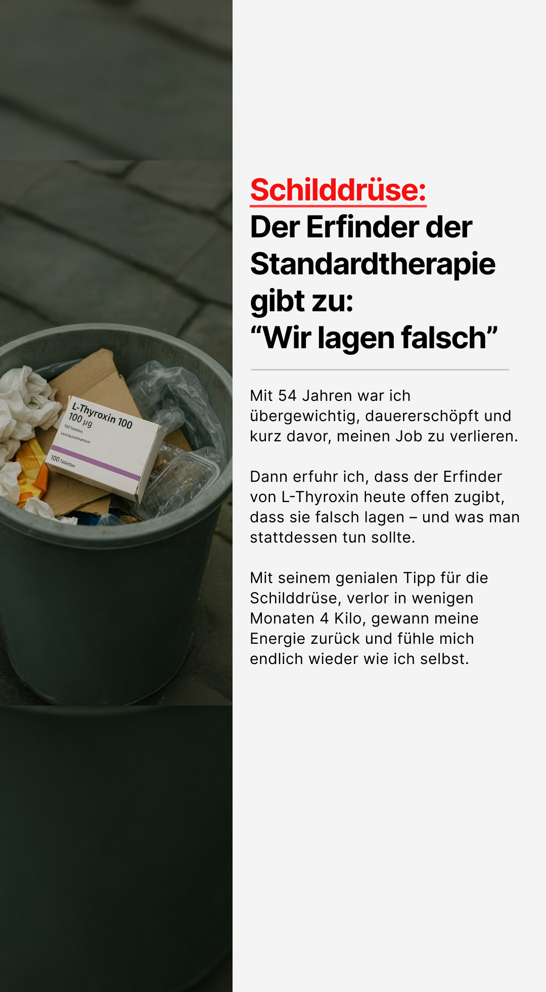 Mission Schilddrüse Facebook ad