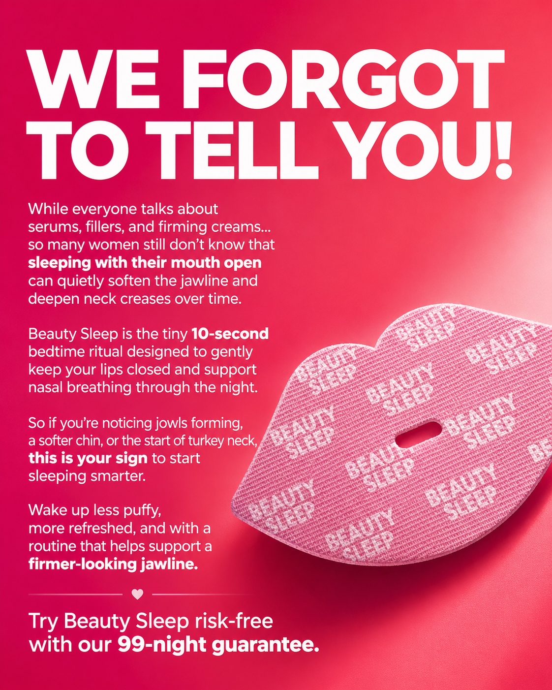 Beauty Sleep Facebook ad