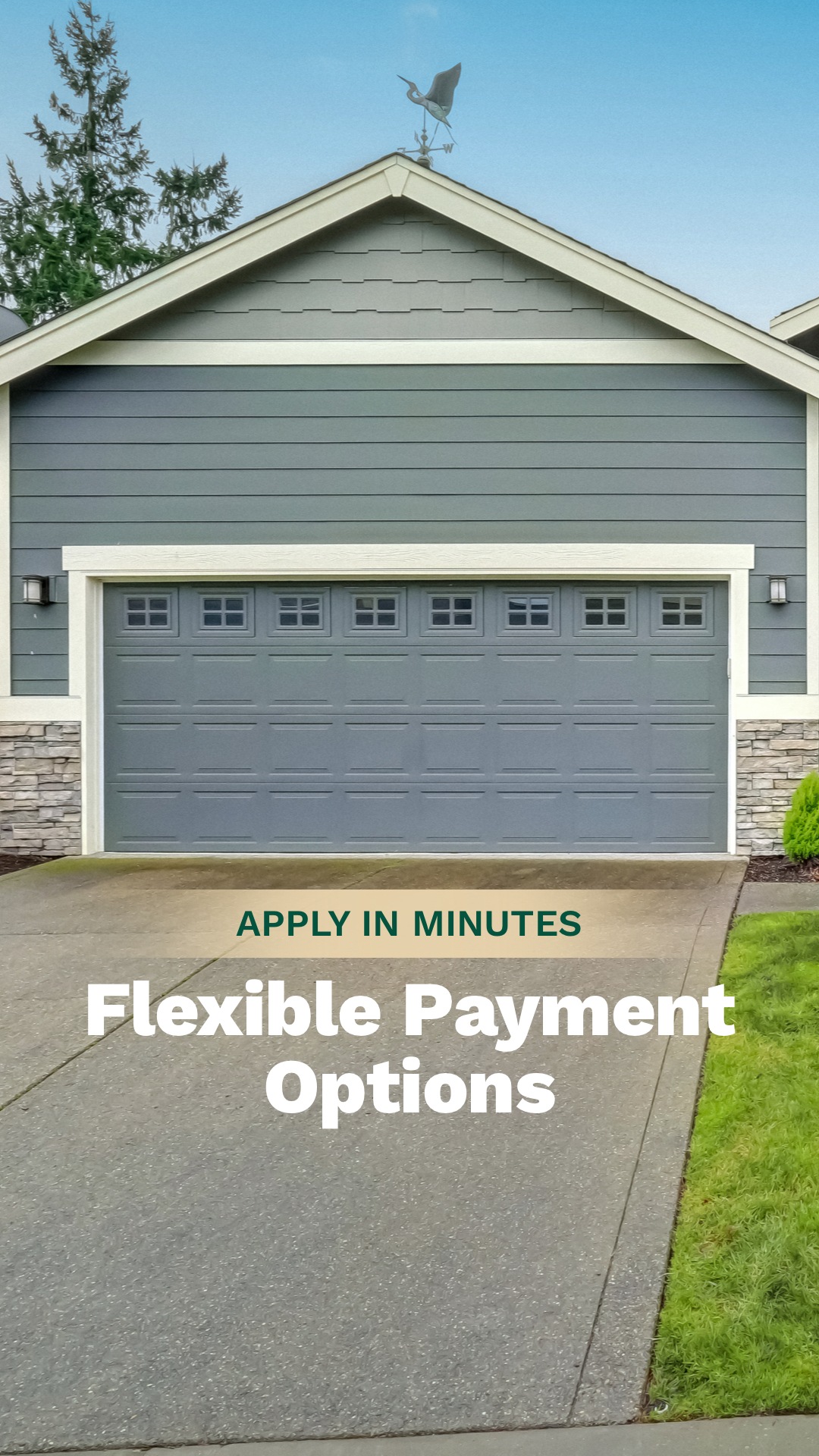 Precision Garage Door Service of Fort Wayne Facebook ad: Upgrade Your Garage, Easy Payments Ahead!