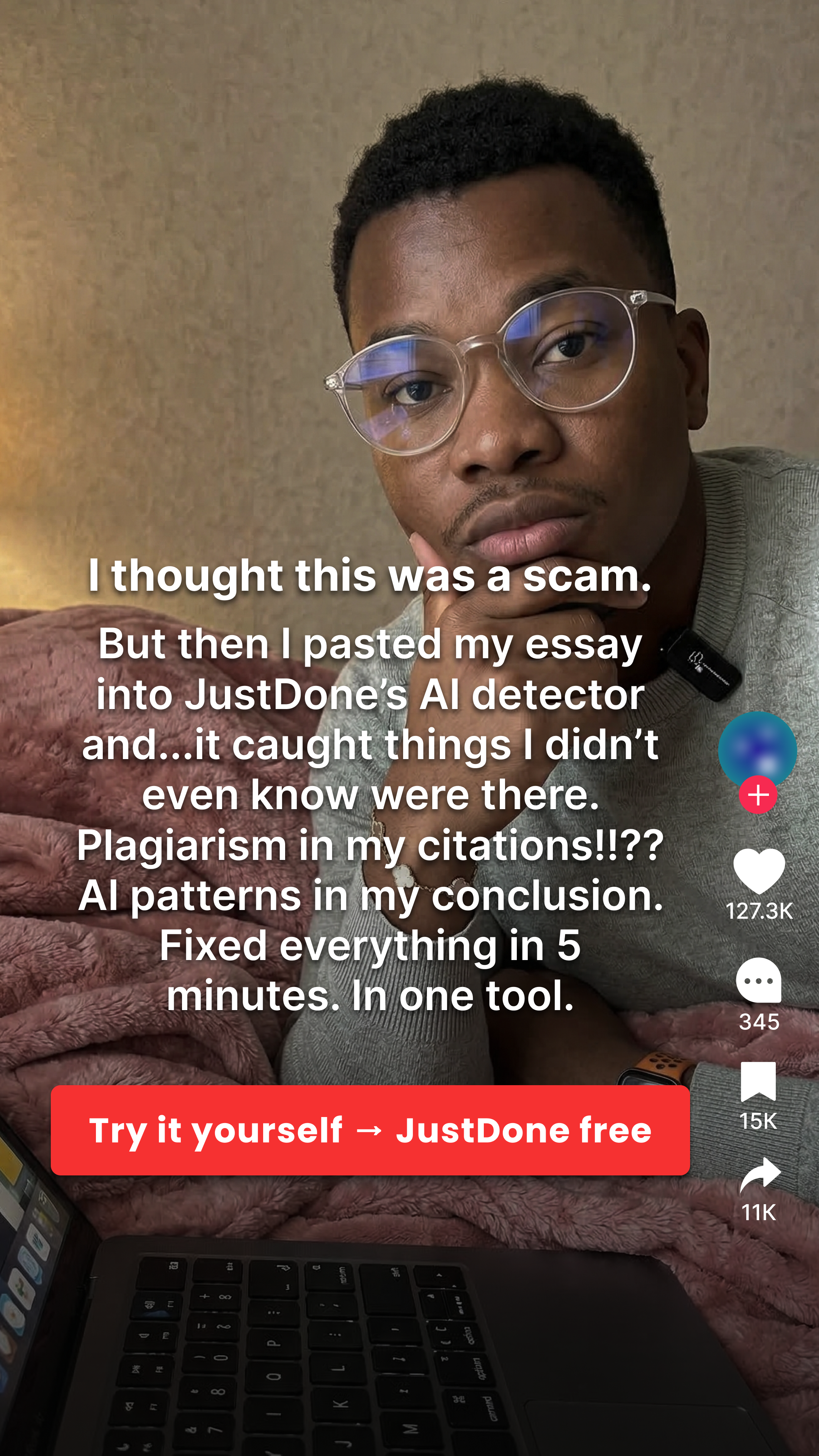 JustDone Facebook ad
