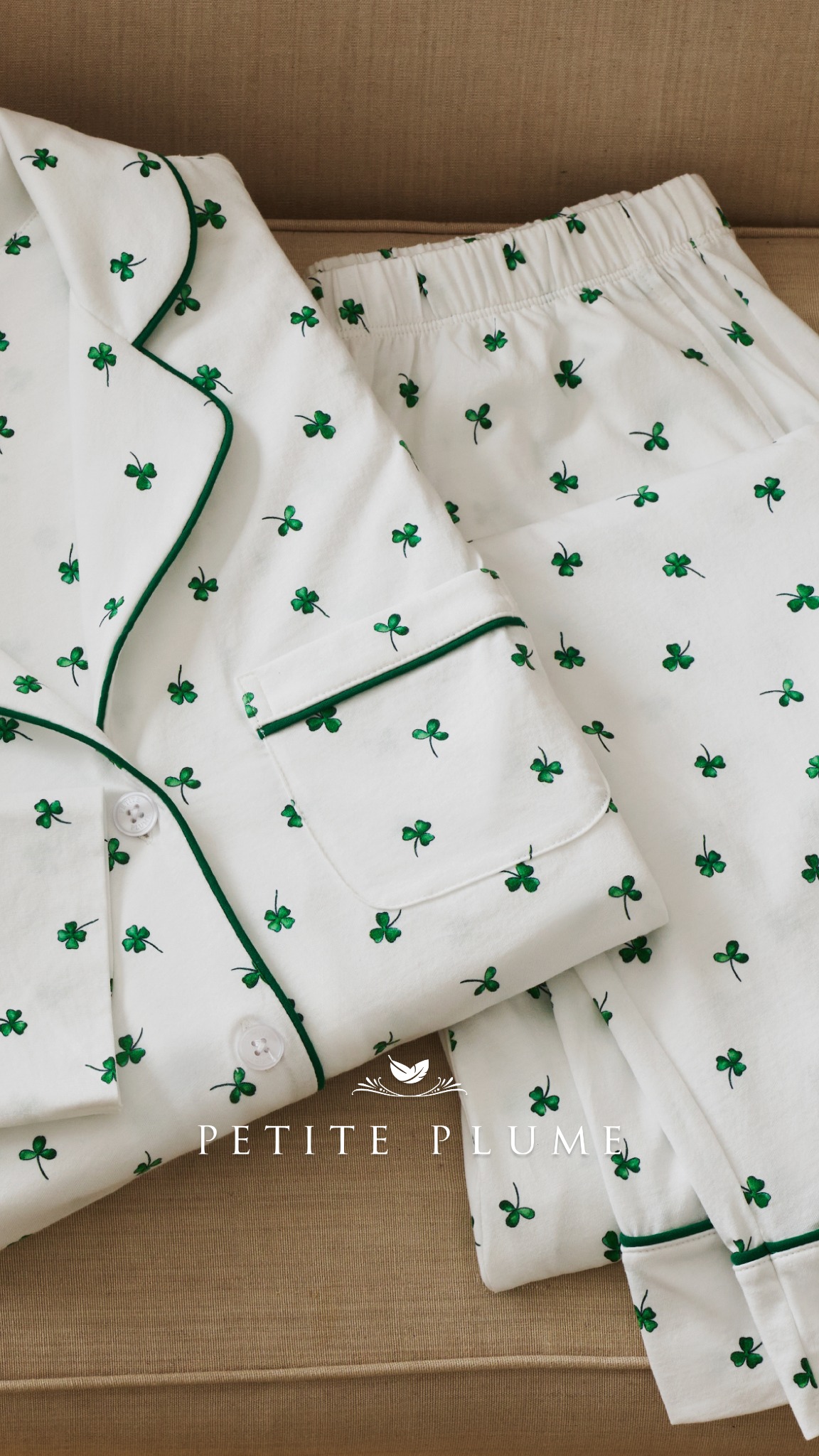 Petite Plume: Luxury Sleepwear Facebook ad