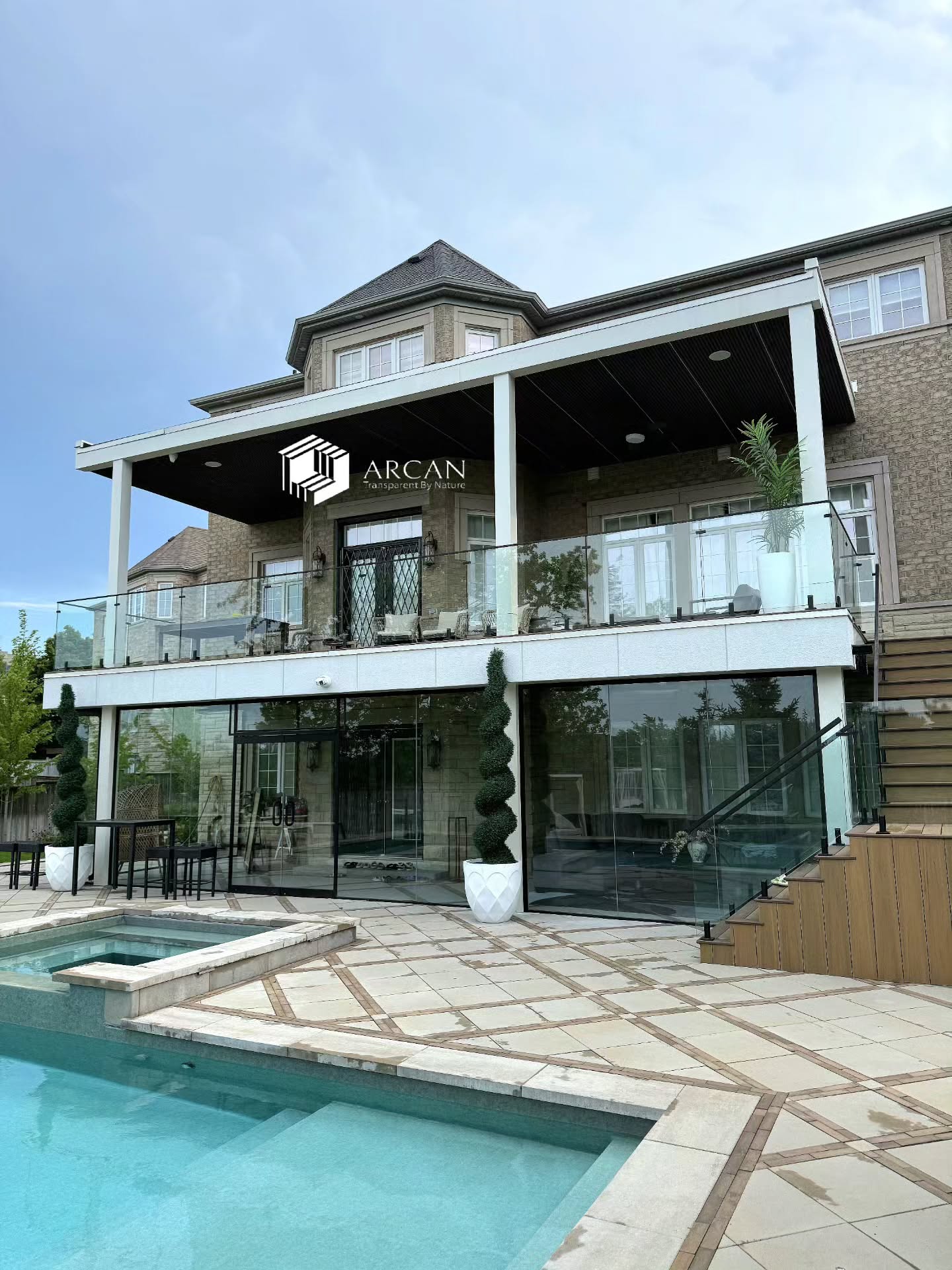 ARCAN Glass Facebook ad: Transform your space with premium glass railings, glass…