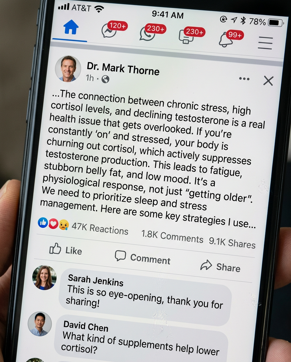 Mark Johnson Facebook ad