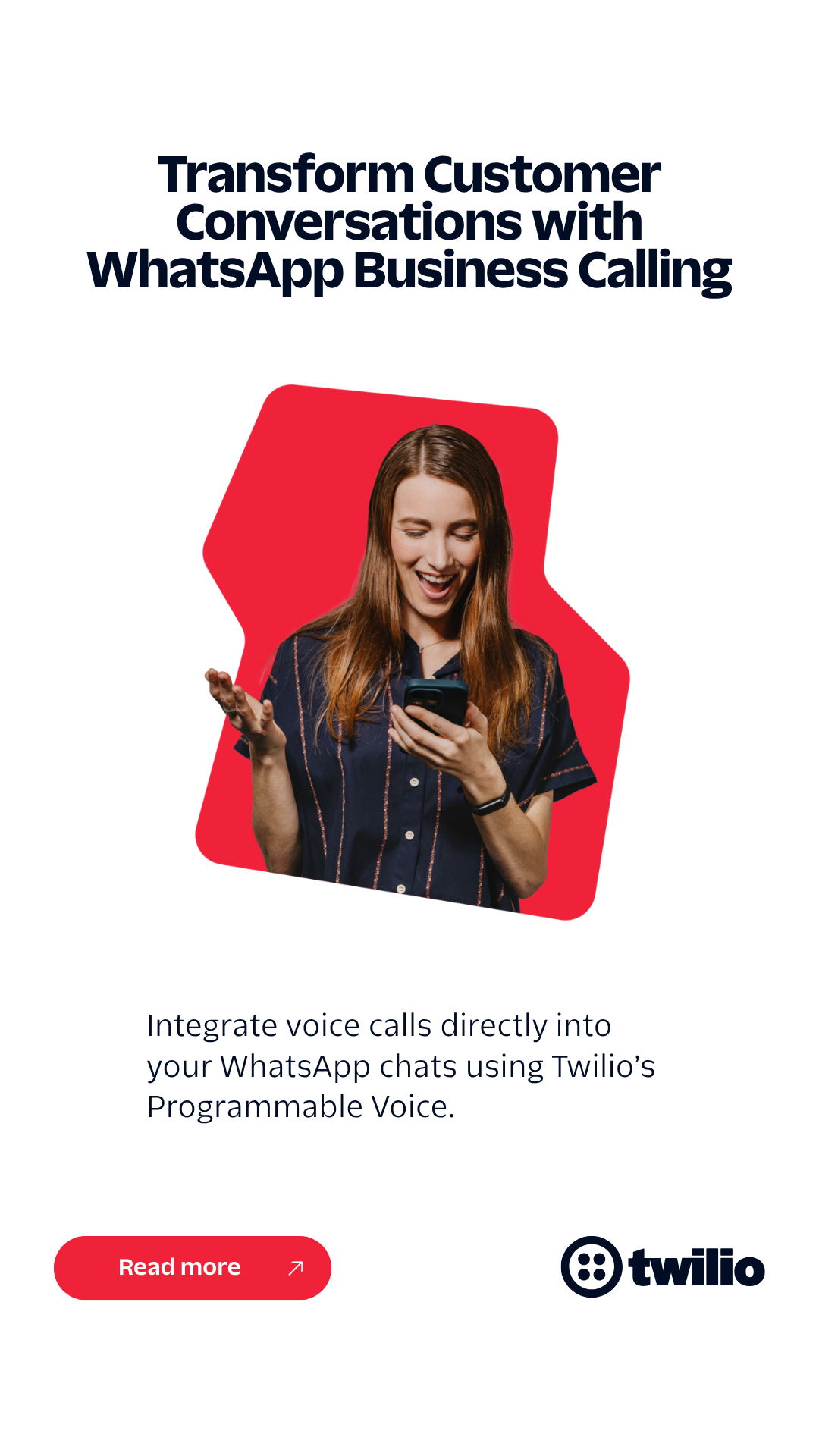 Twilio Facebook ad