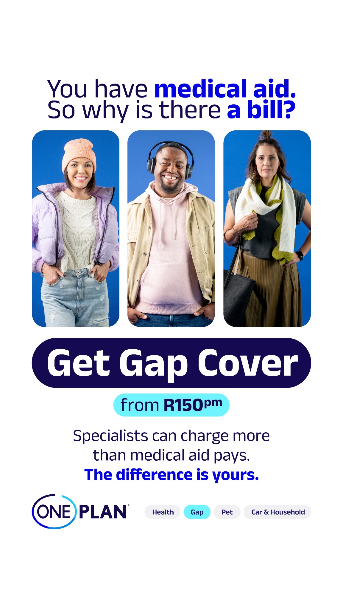 Oneplan Gap Cover Facebook ad