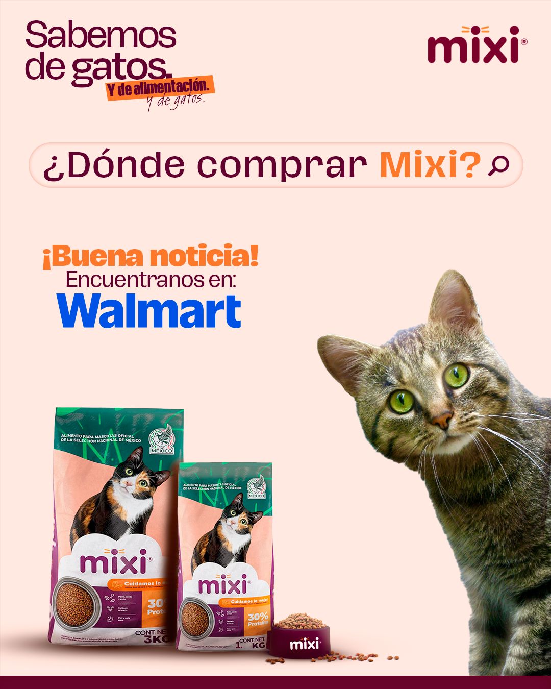 Mixi Facebook ad: ¡La buena noticia de hoy!