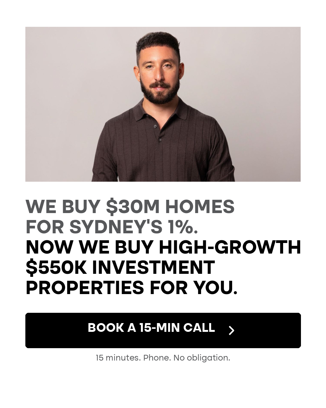 CH Secure Facebook ad: We Buy $30M Homes. Now $550K Investment Properties For You