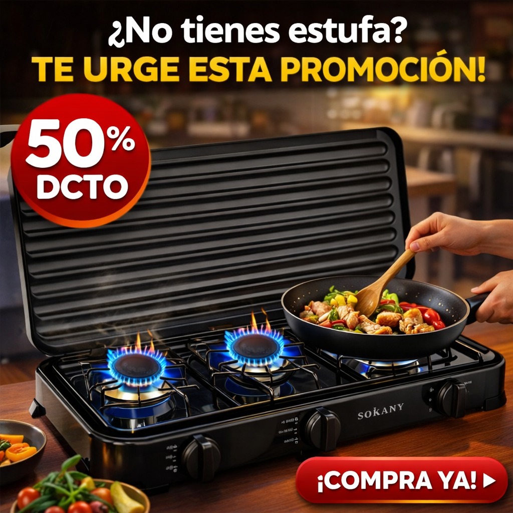 Tienda Elton Facebook ad: Pagas en casa