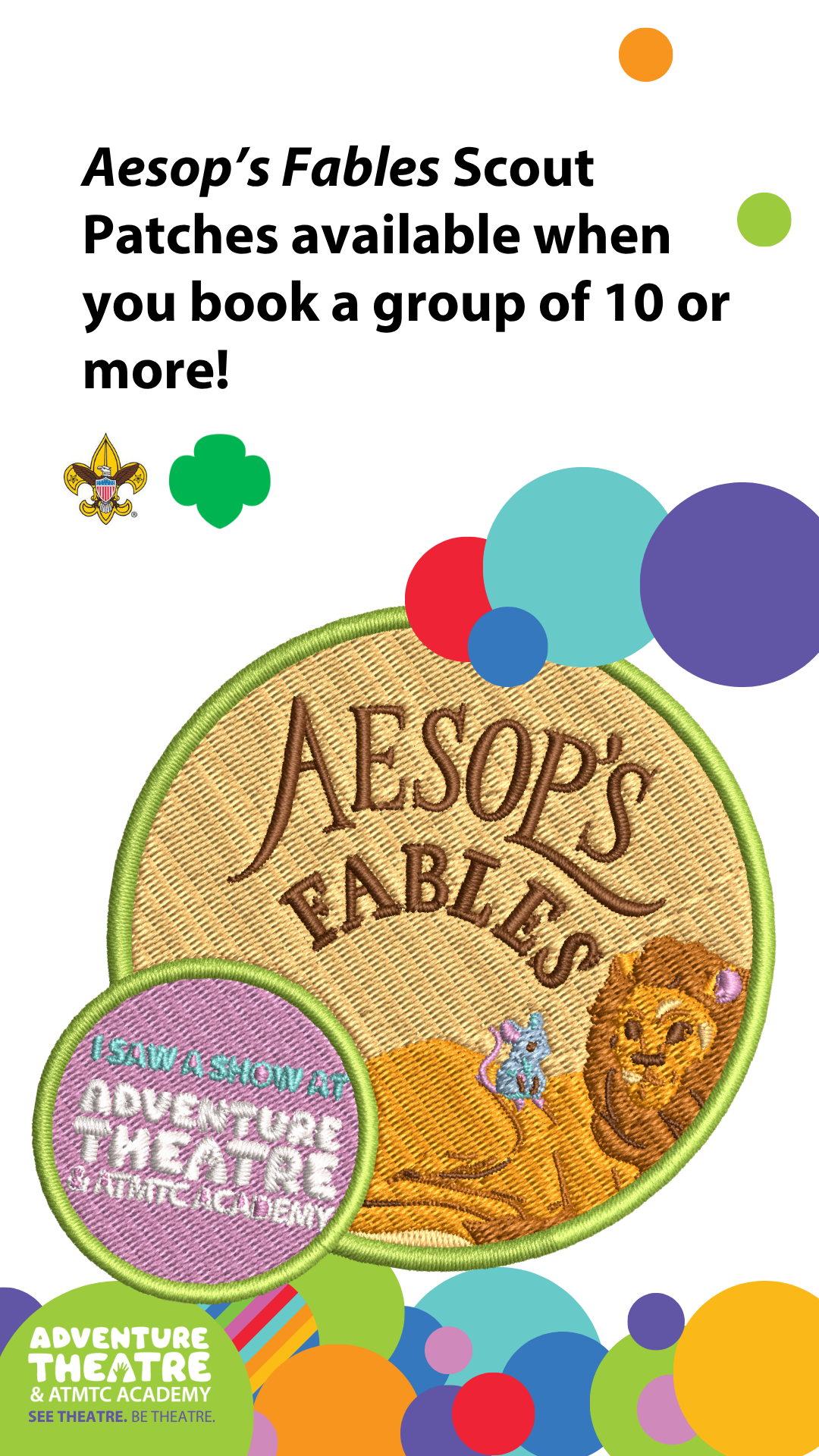 Adventure Theatre MTC Facebook ad from Apr 11, 2026