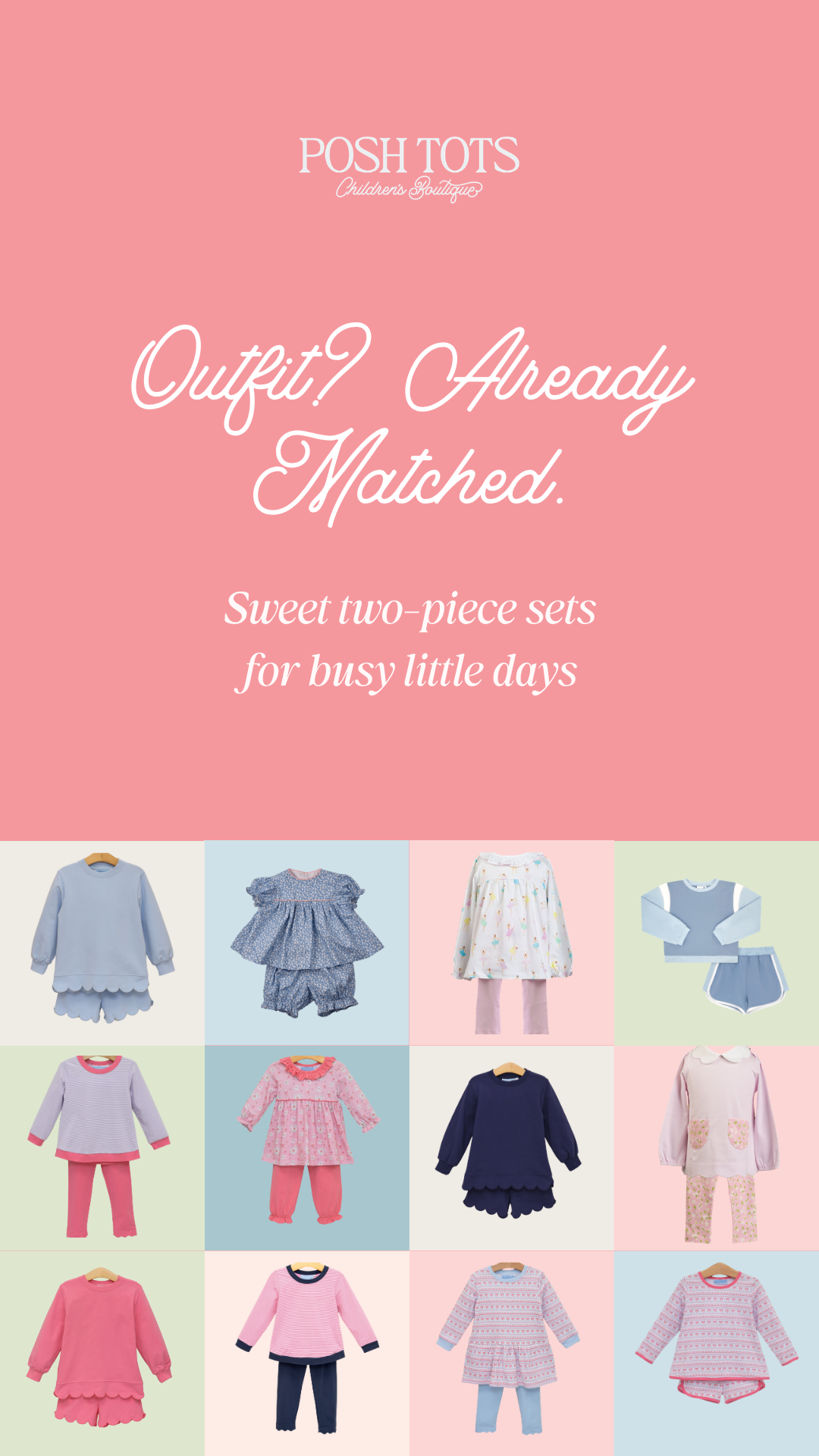 Posh Tots Children's Boutique Facebook ad