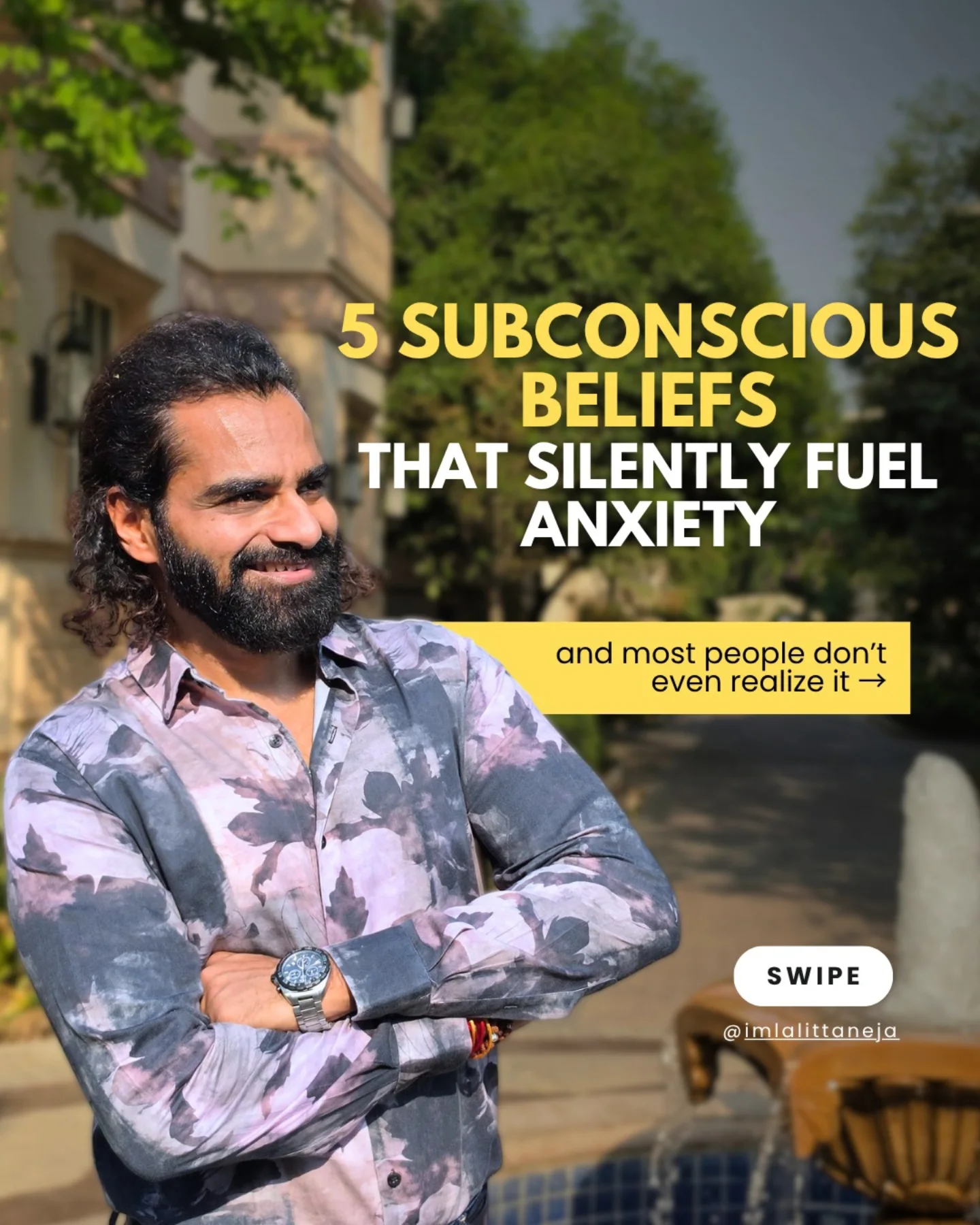 Lalit Taneja Facebook ad: Comment AWARE for a FREE guide to overcome…