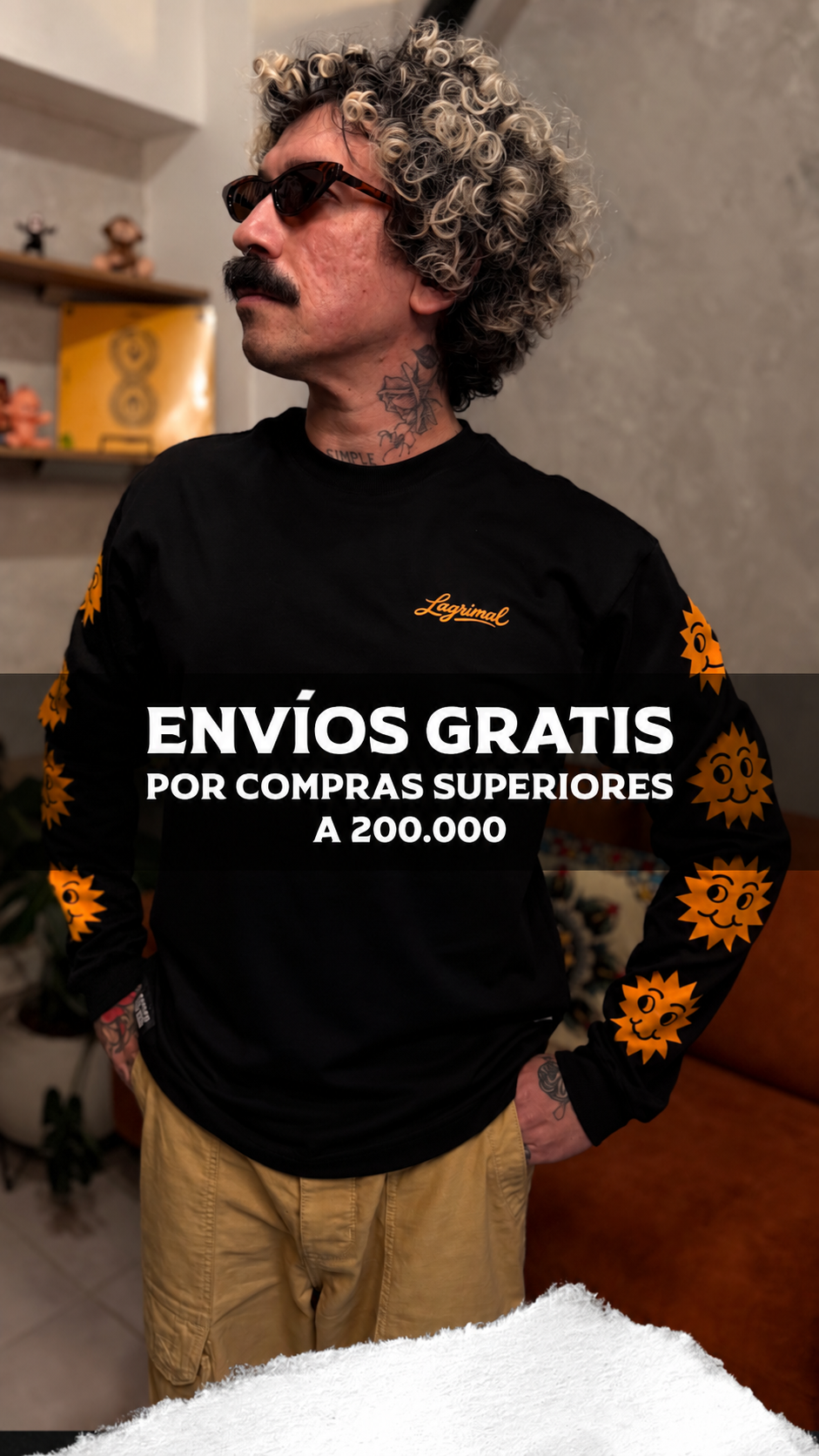 Lagrimal Facebook ad: Lleva tus favoritos con envío gratis