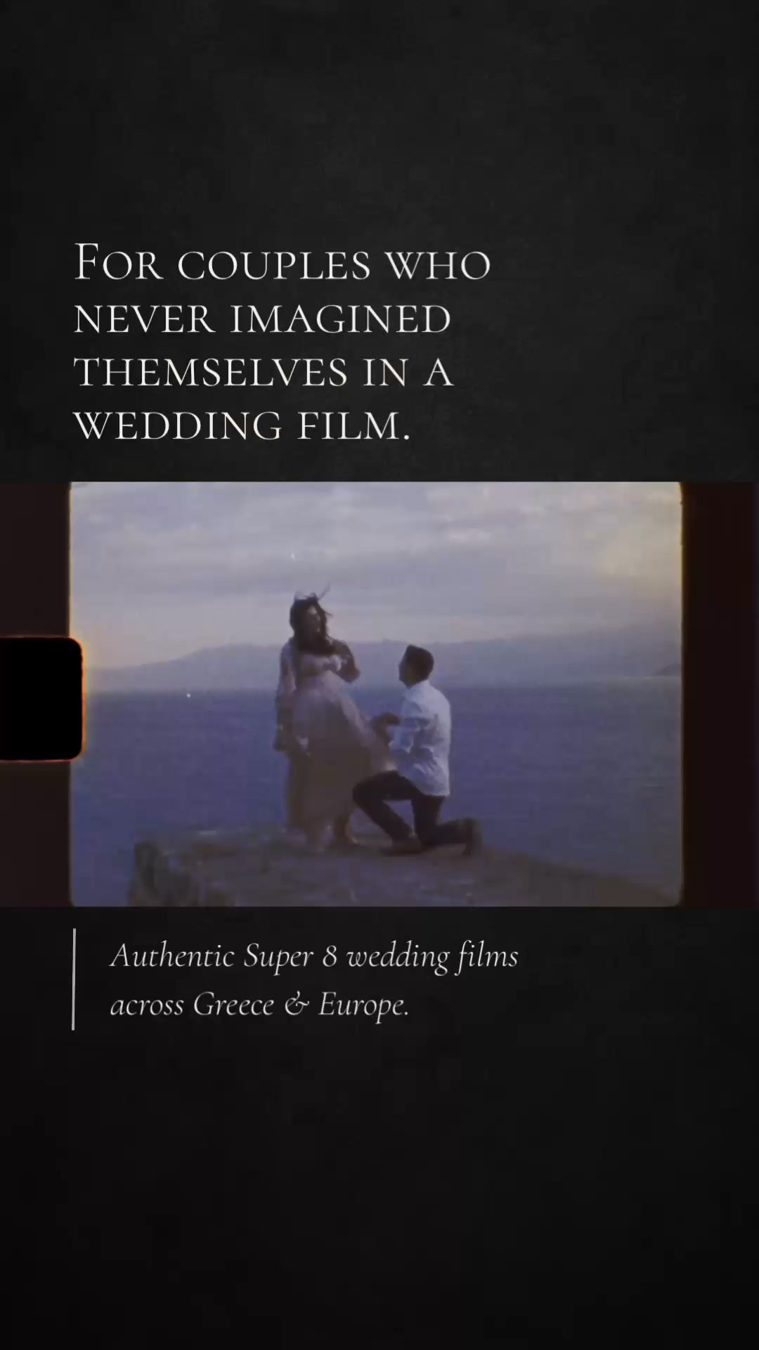 Wedding videographer Greece Facebook ad: Visit profile & DM to check availability for…