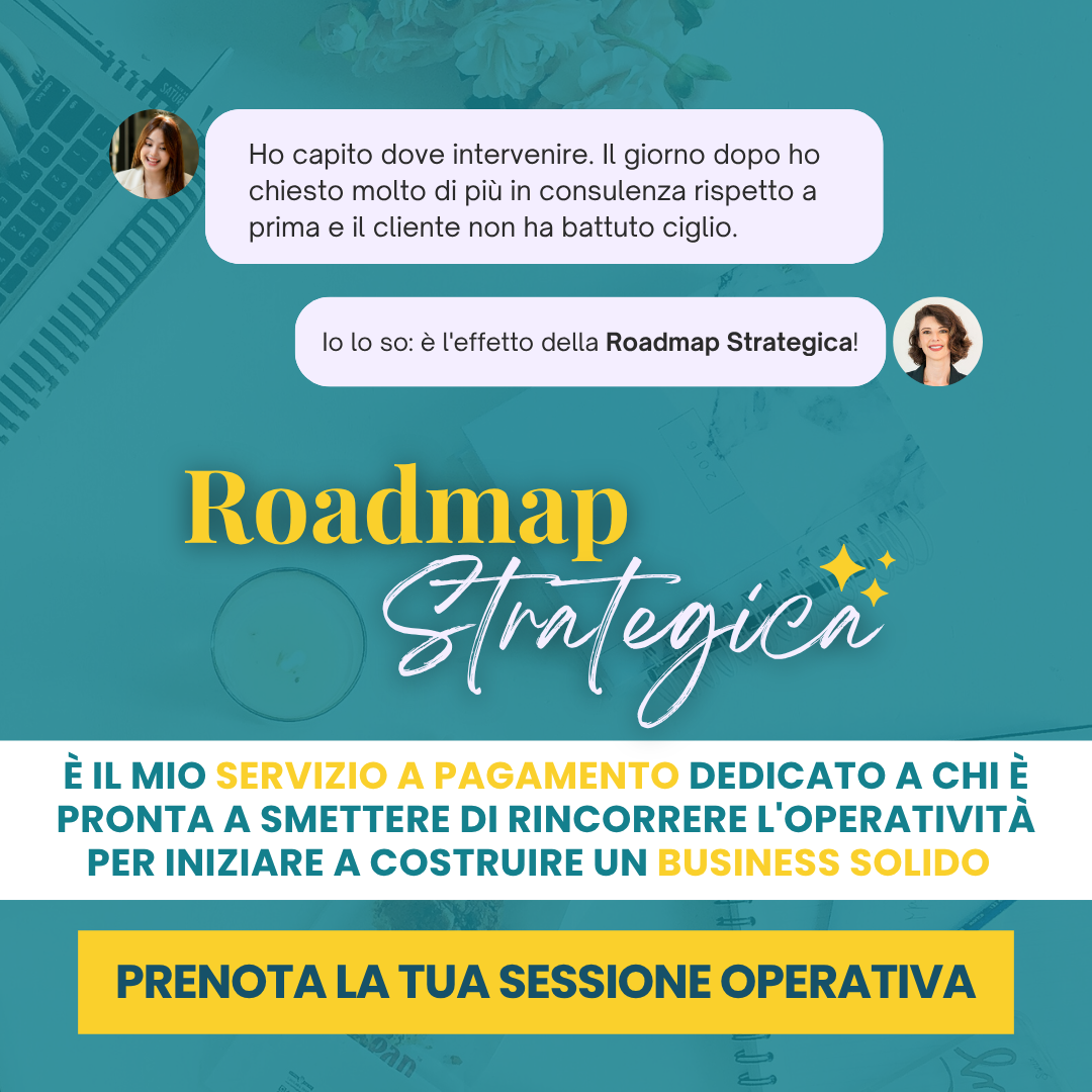 Lucia Los Facebook ad: Prenota la tua ROADMAP STRATEGICA