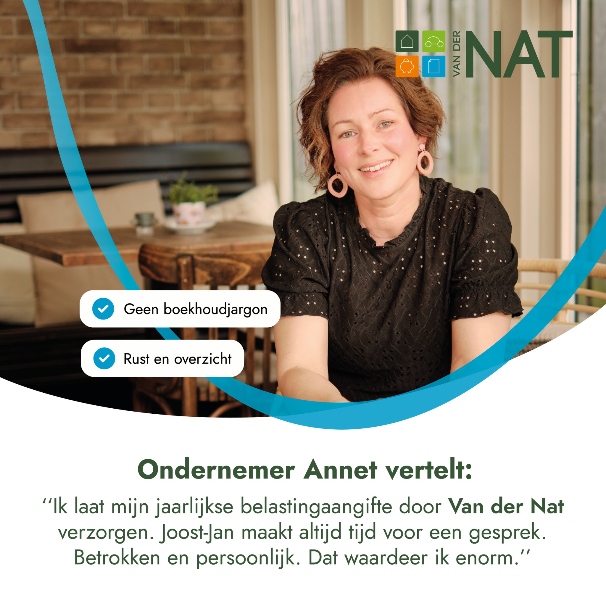 Van der Nat Rijswijk Facebook ad: Klanten zoals Annet en Bart wilden af van…