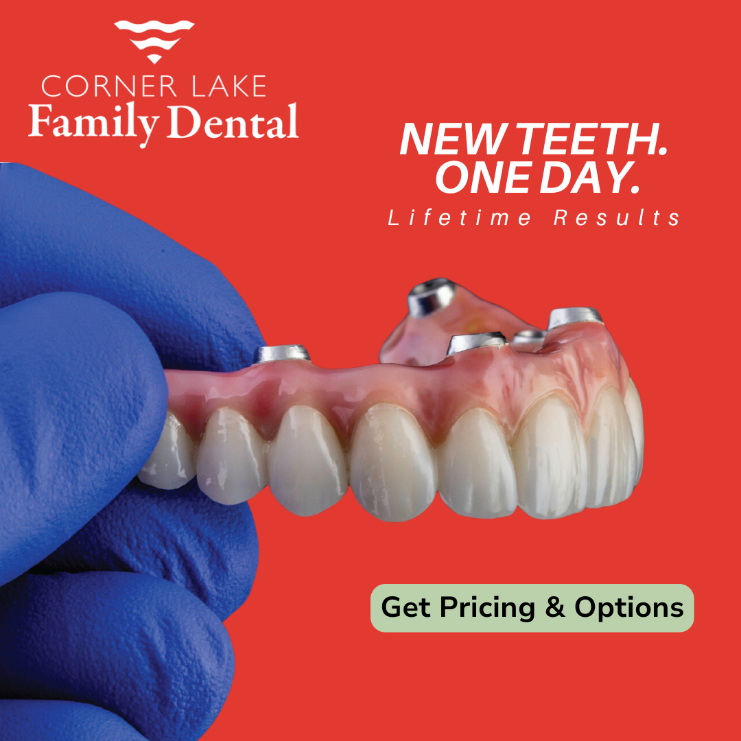 Corner Lake Family Dental Facebook ad: Discover Immediately
