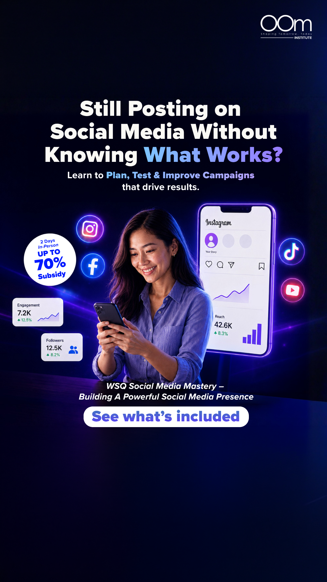 OOm Digital, Tech & AI Institute Facebook ad
