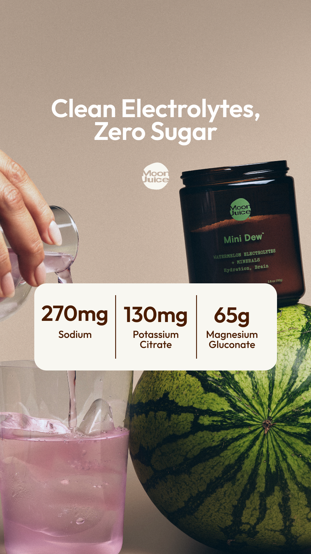 Moon Juice Facebook ad