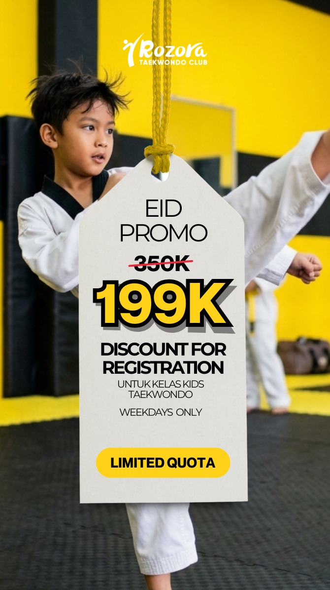 Rozora taekwondo surabaya Facebook ad from Mar 25, 2026